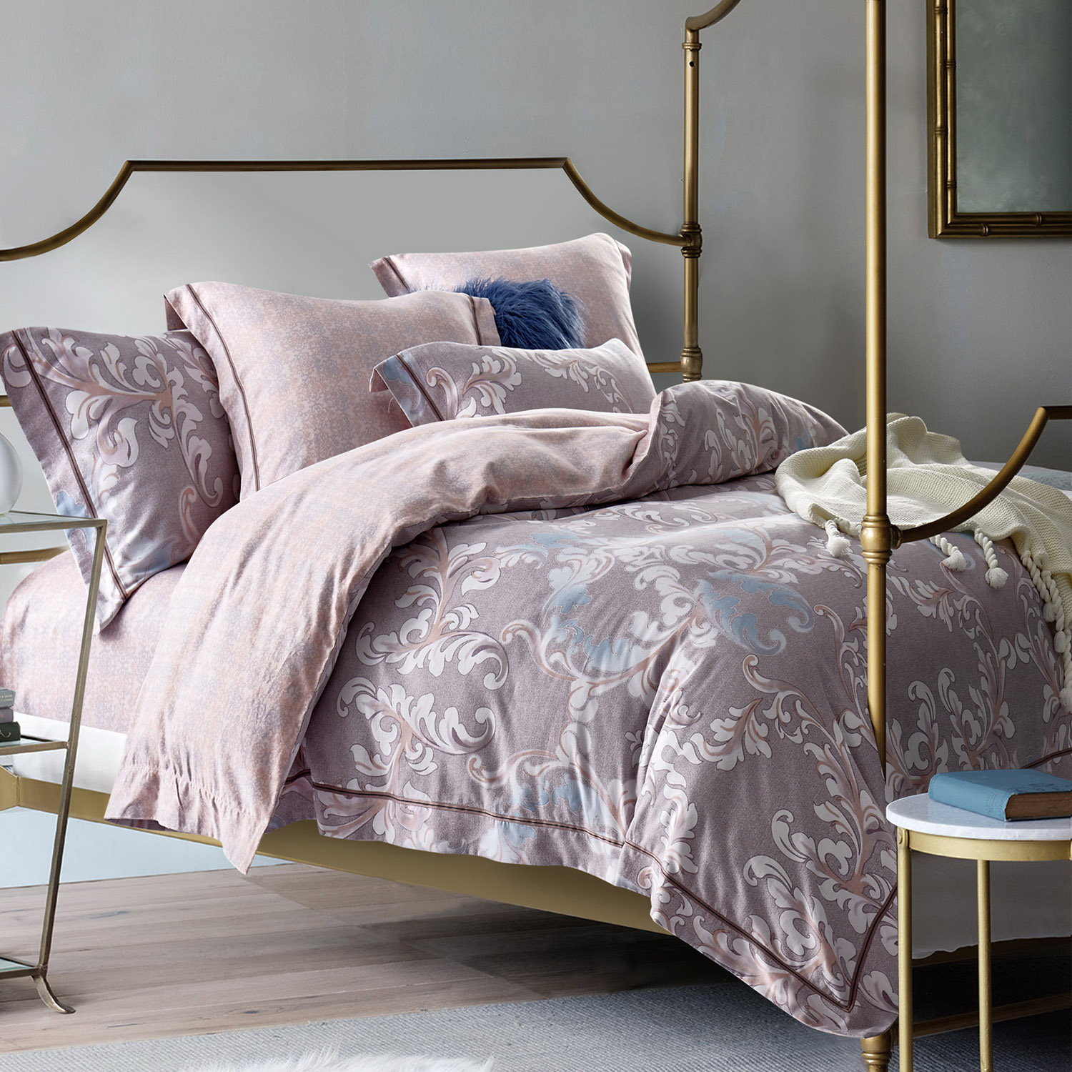 Комплект постельного белья Мако-Сатин-Браш 909