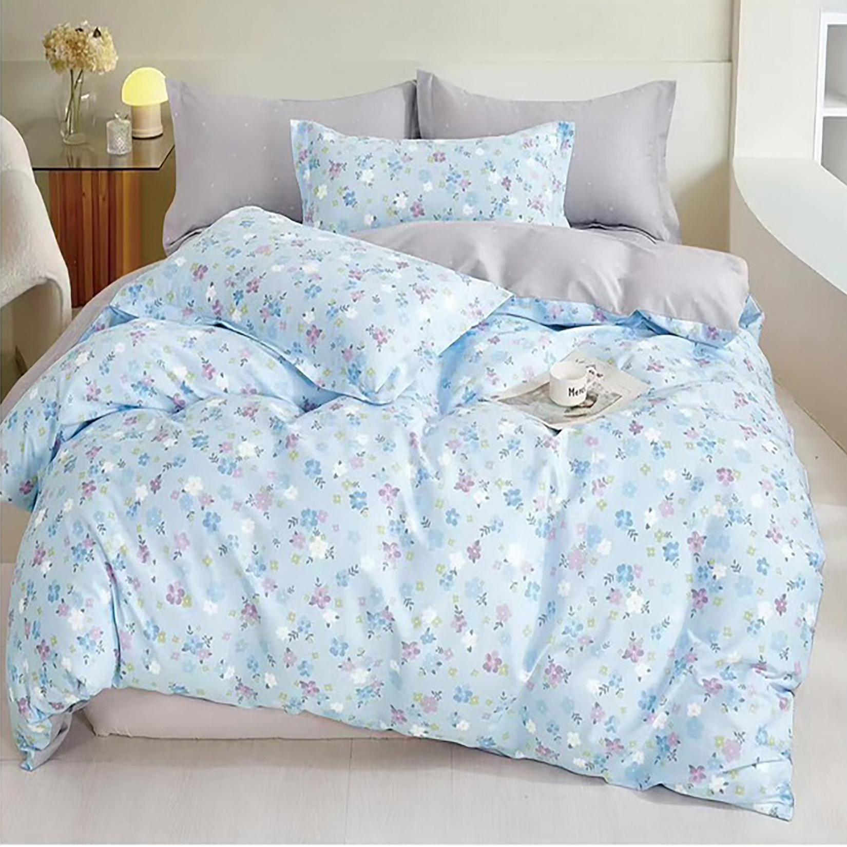 Пододеяльник Сатин-Комфорт голубой 17-58