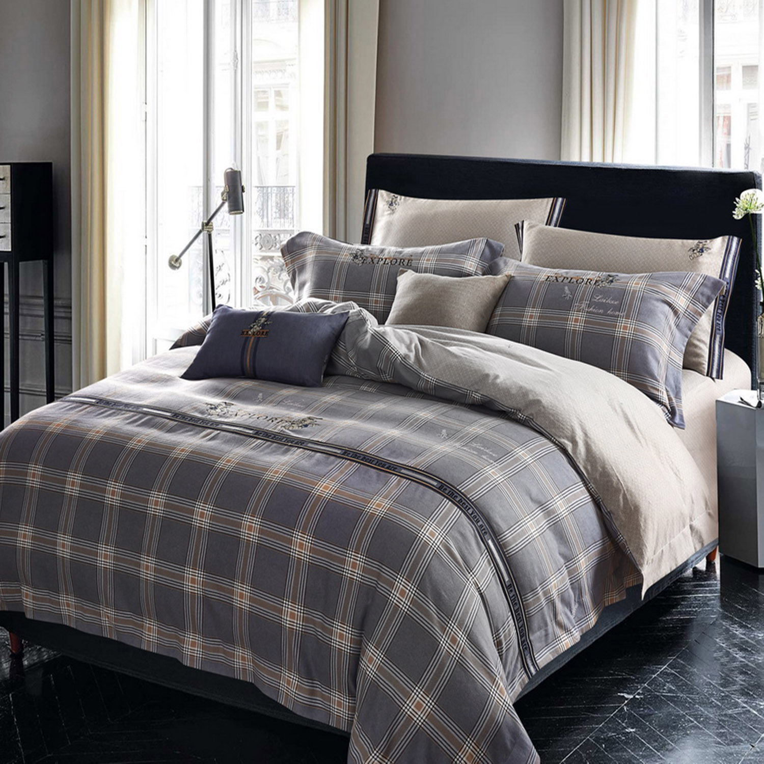 Комплект постельного белья Мако-Сатин-Браш 913