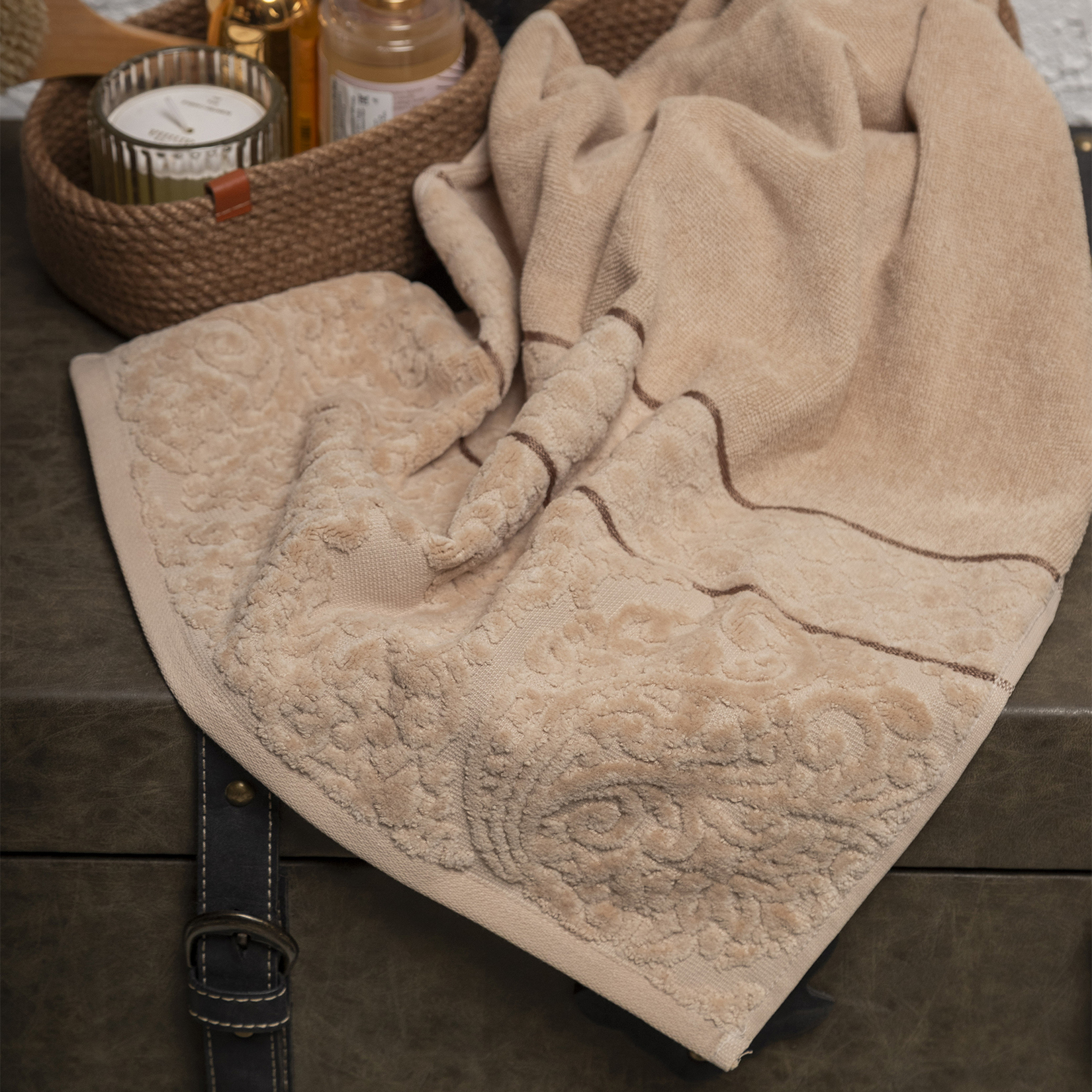 Полотенце НОВА бежевое