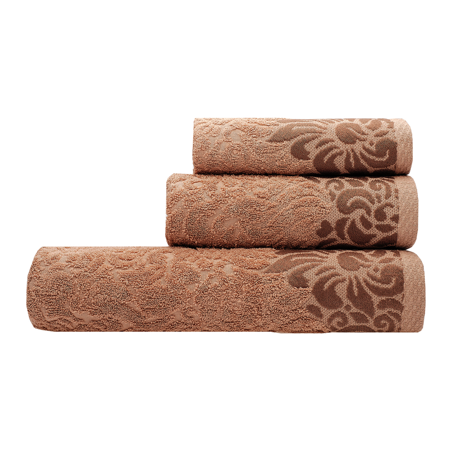 Полотенце САНДРА светло-коричневое