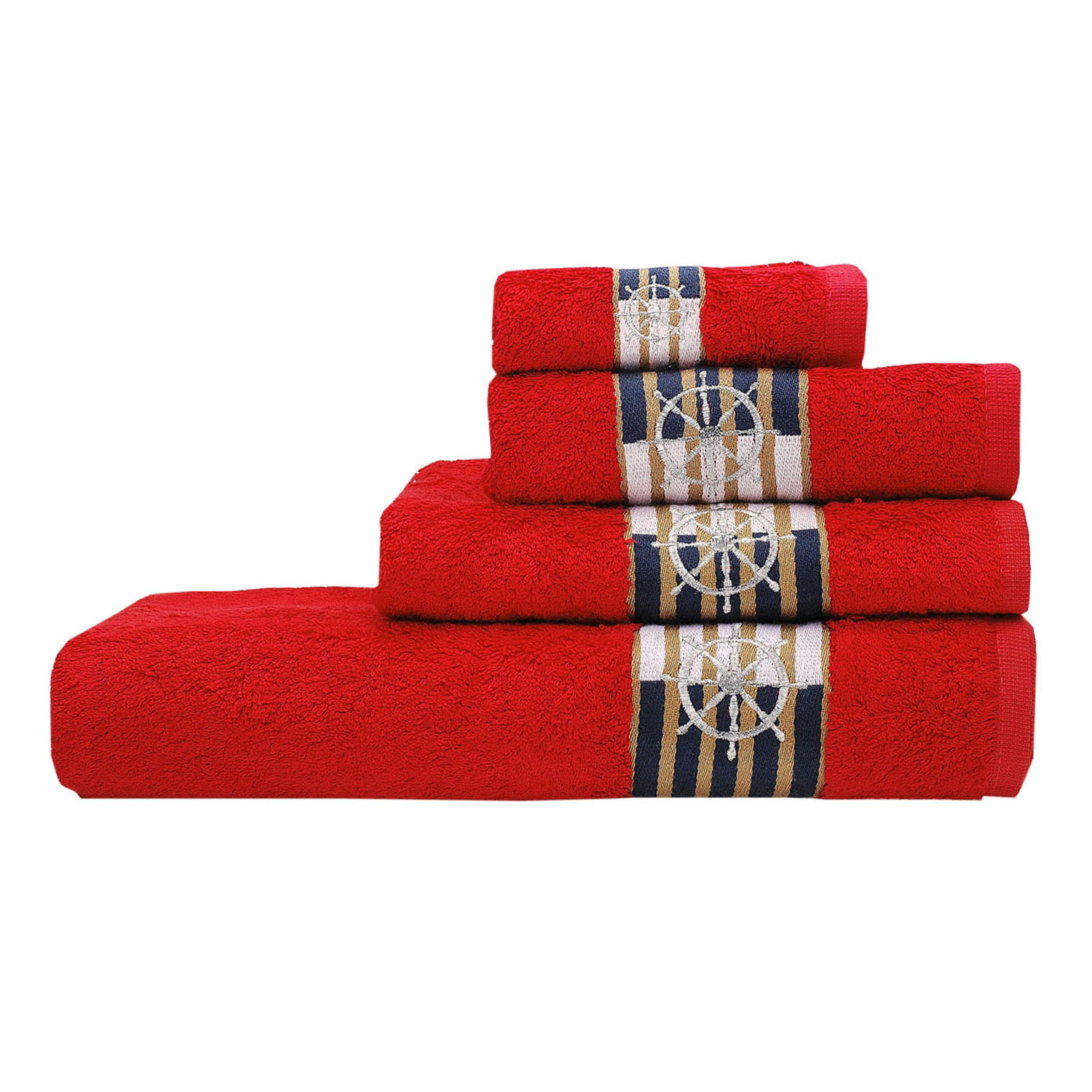 Полотенце КАЛИПСО красное