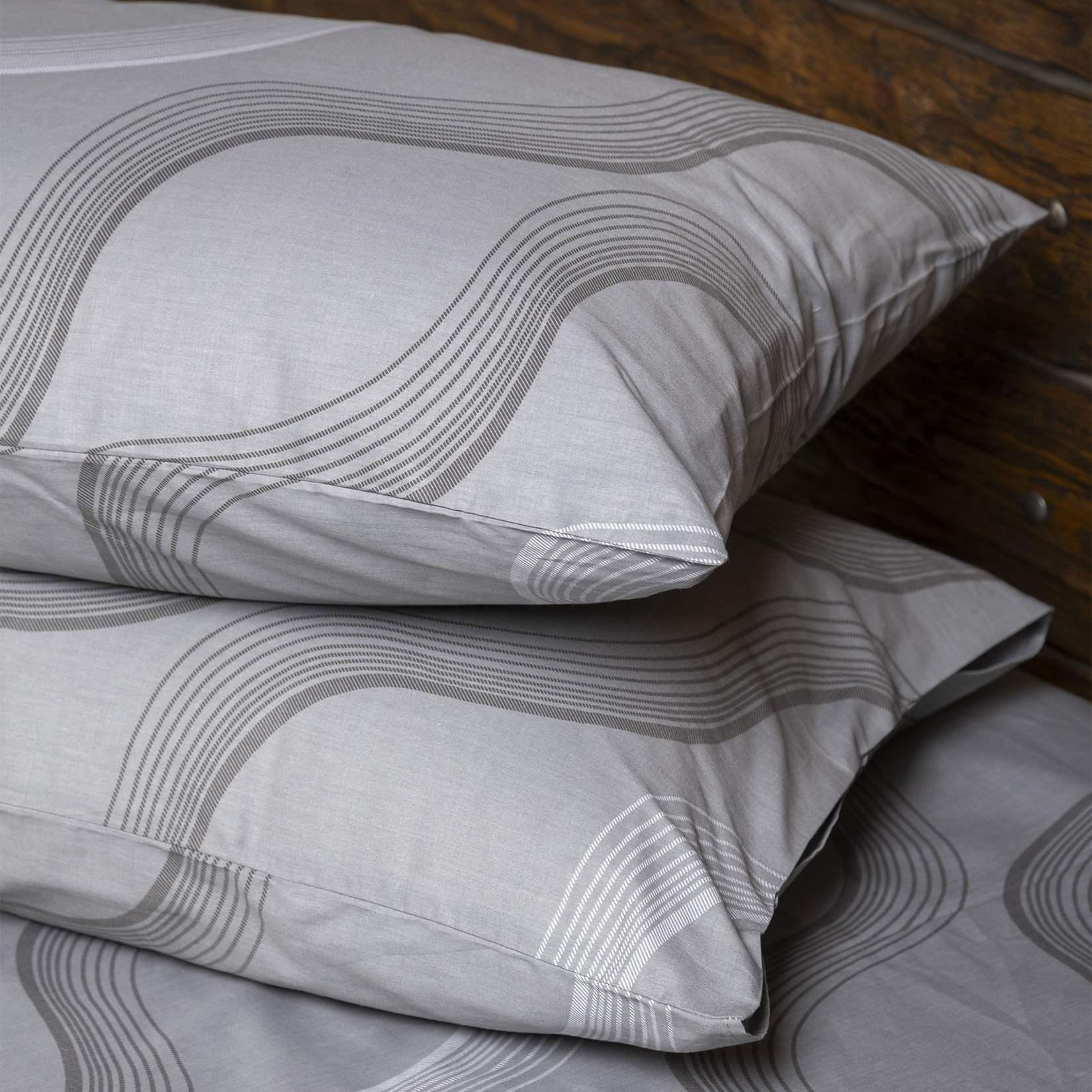 Набор наволочек Сатин-Комфорт серый 17-01 А