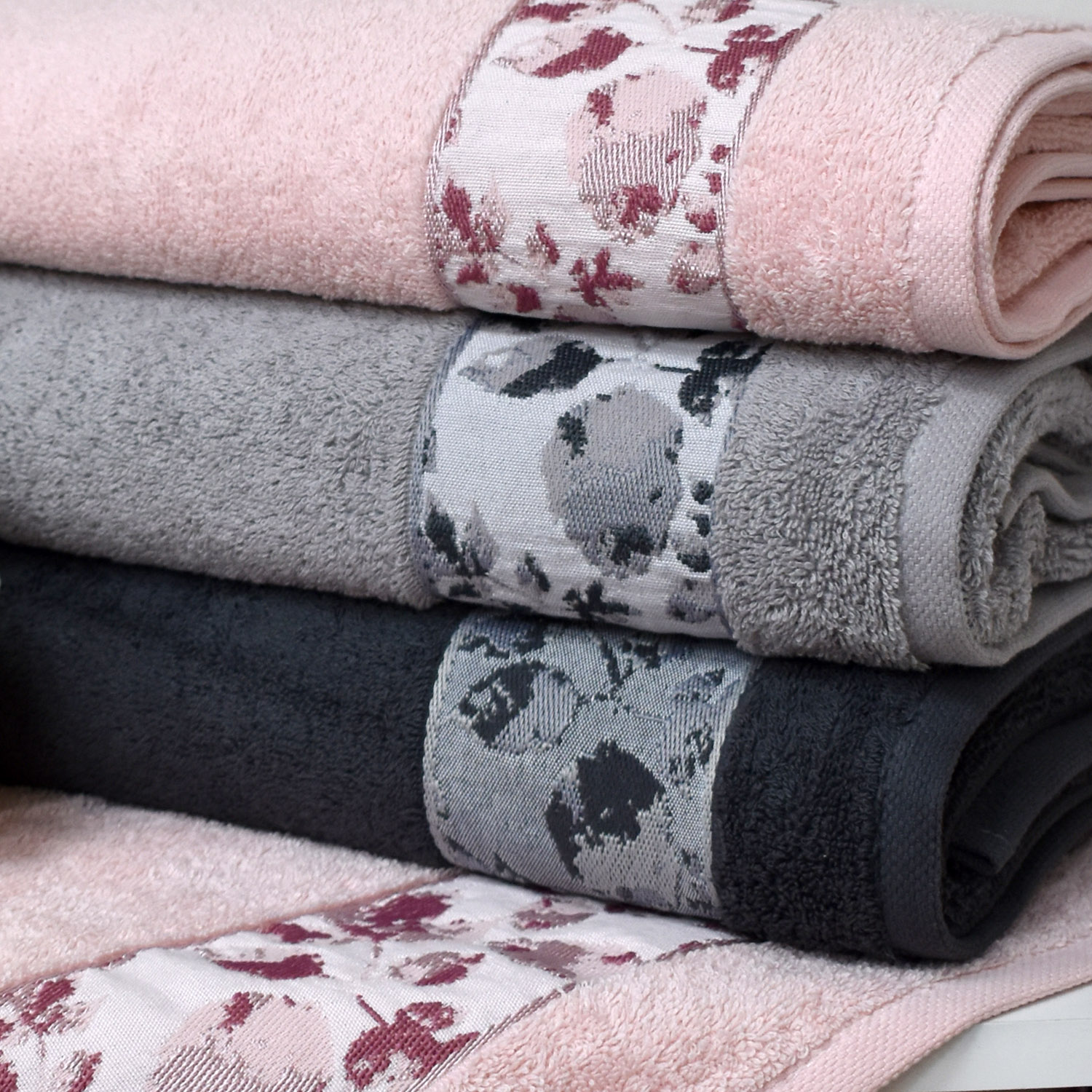 Полотенце ФРЕЯ темно-серое