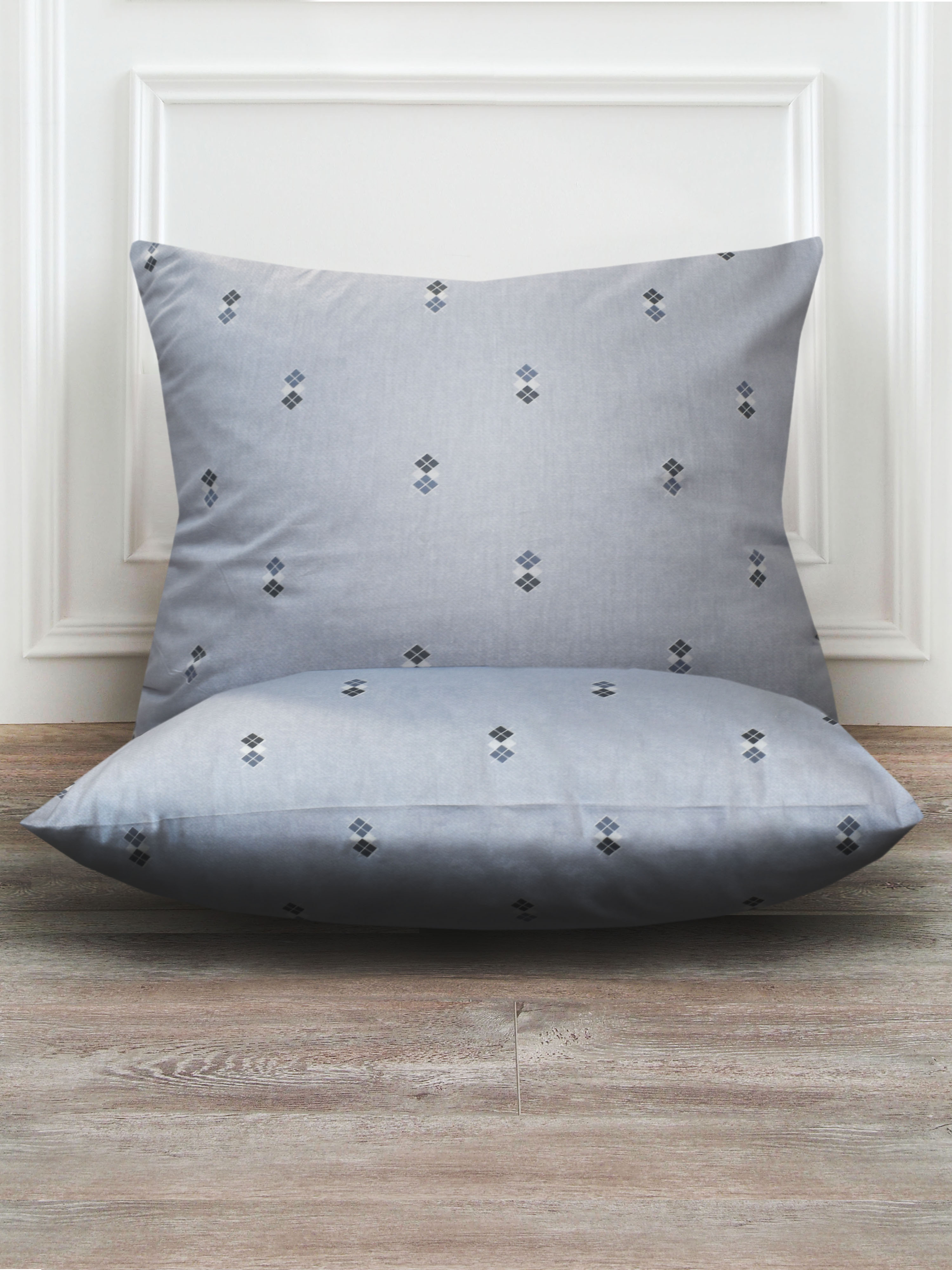 Набор наволочек Сатин-Комфорт серые 16-01