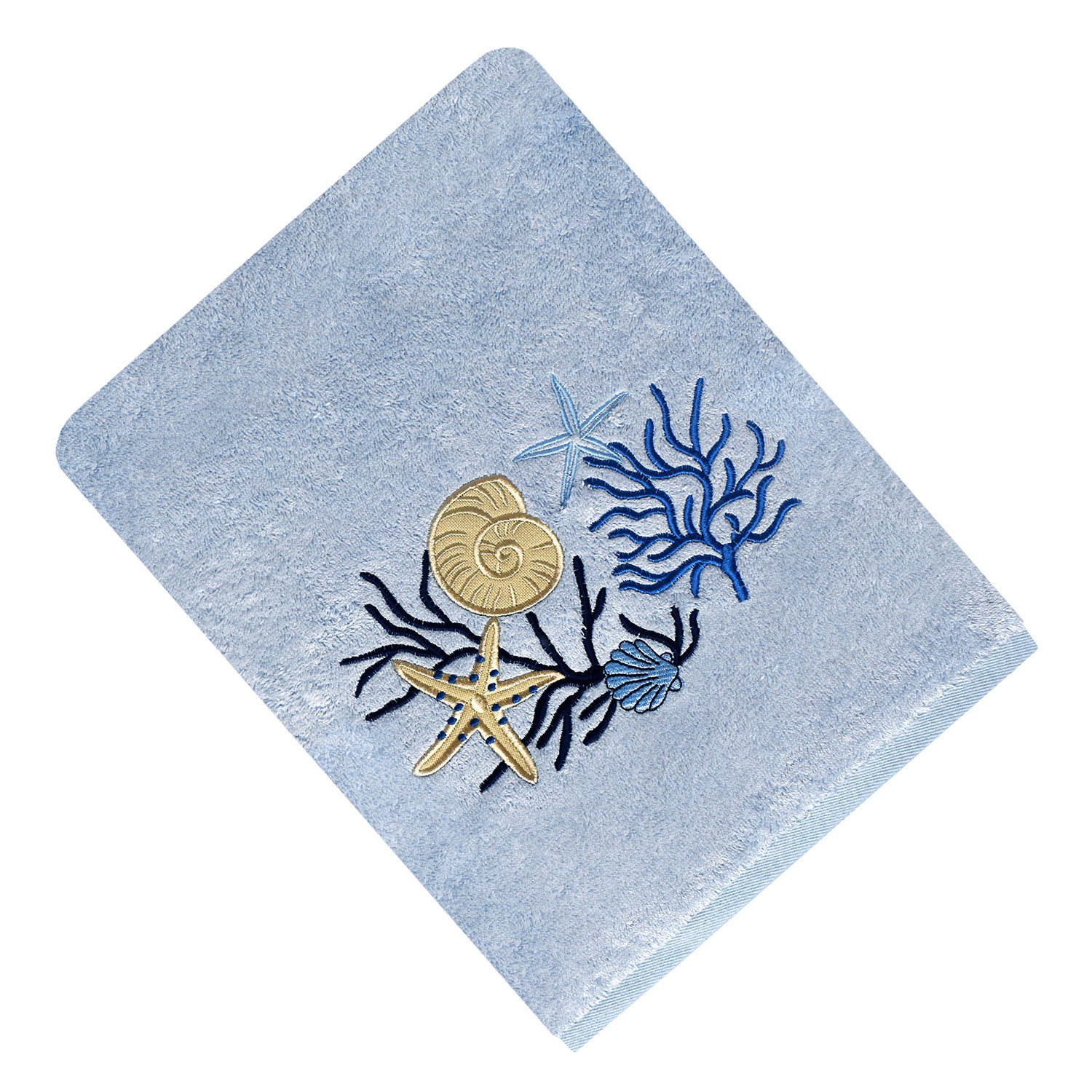 Полотенце ТАИТИ голубое