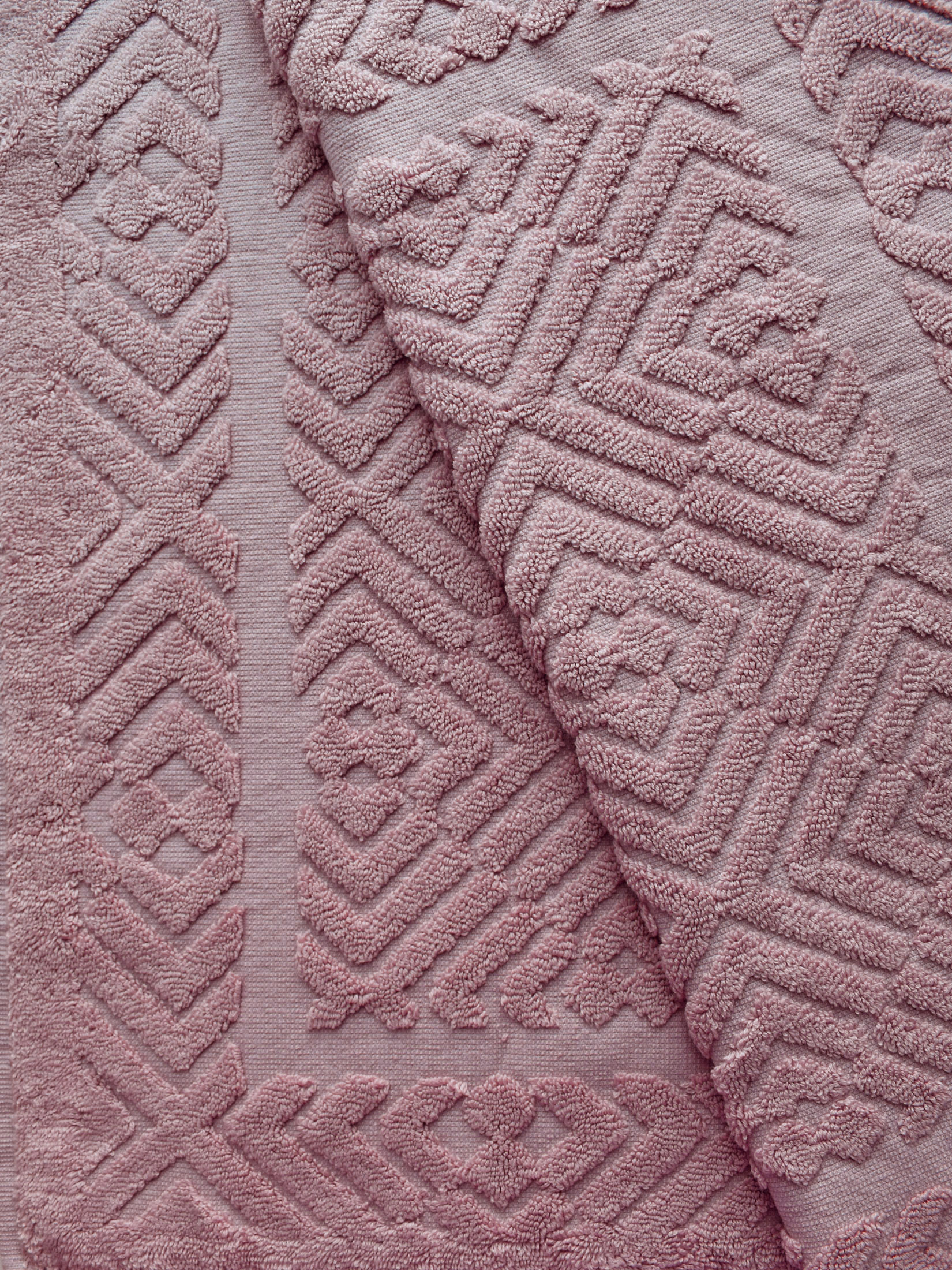 Полотенце ТАЙЛЕР-1 для ног розовое