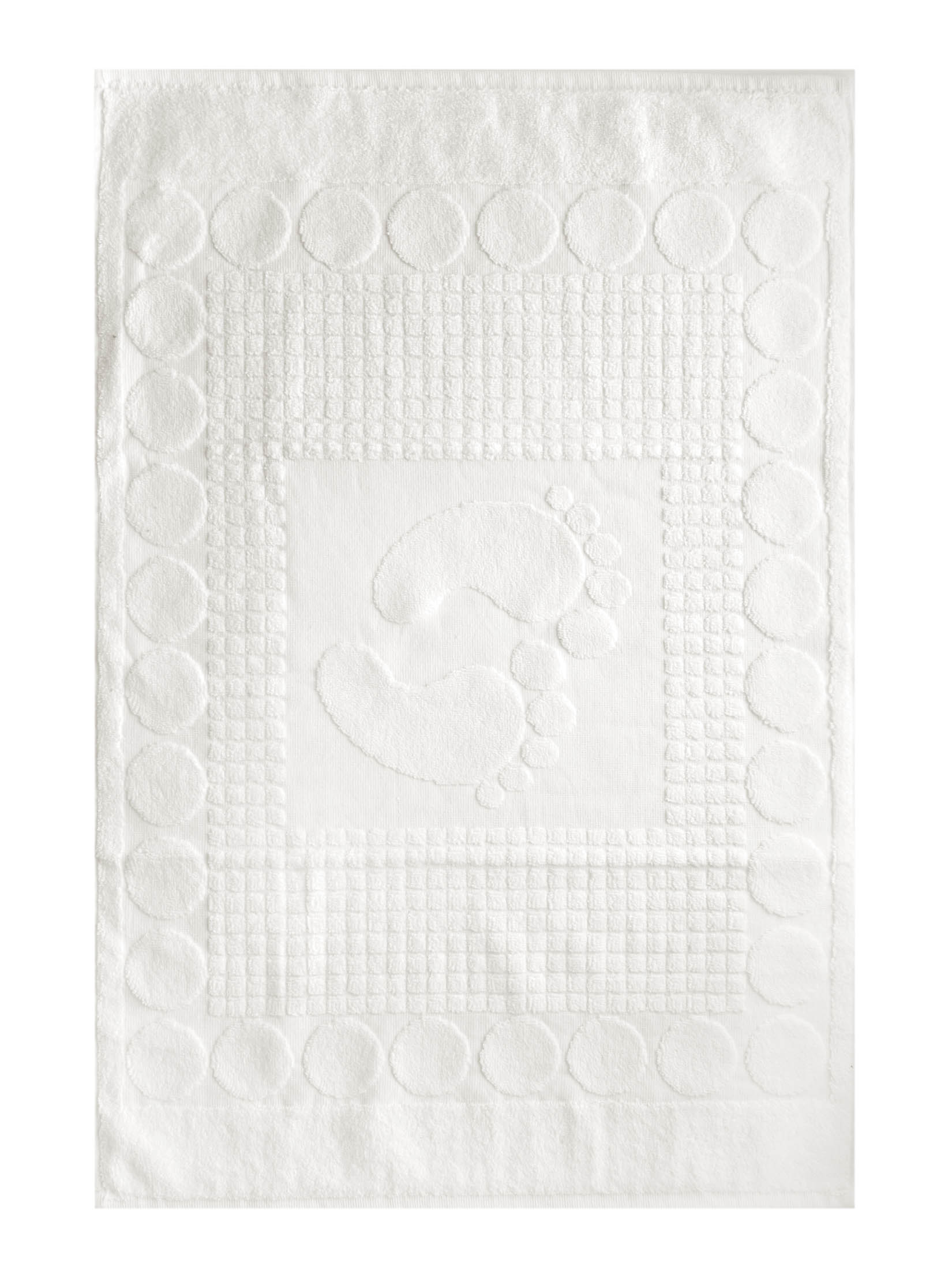 Полотенце НОЖКИ-1 для ног молочное