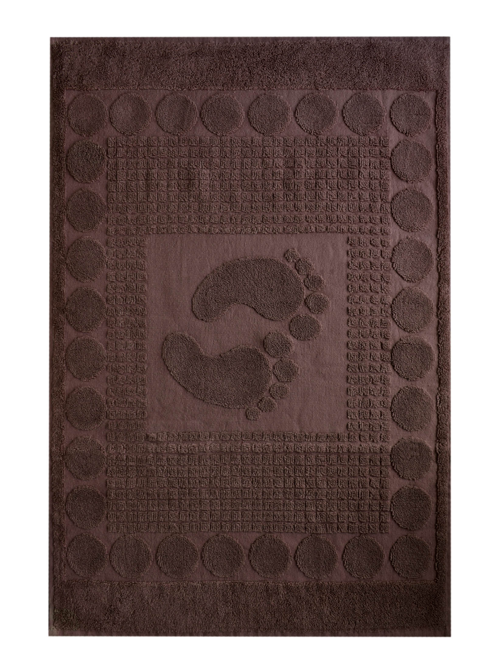 Полотенце НОЖКИ-1 для ног темно-коричневое