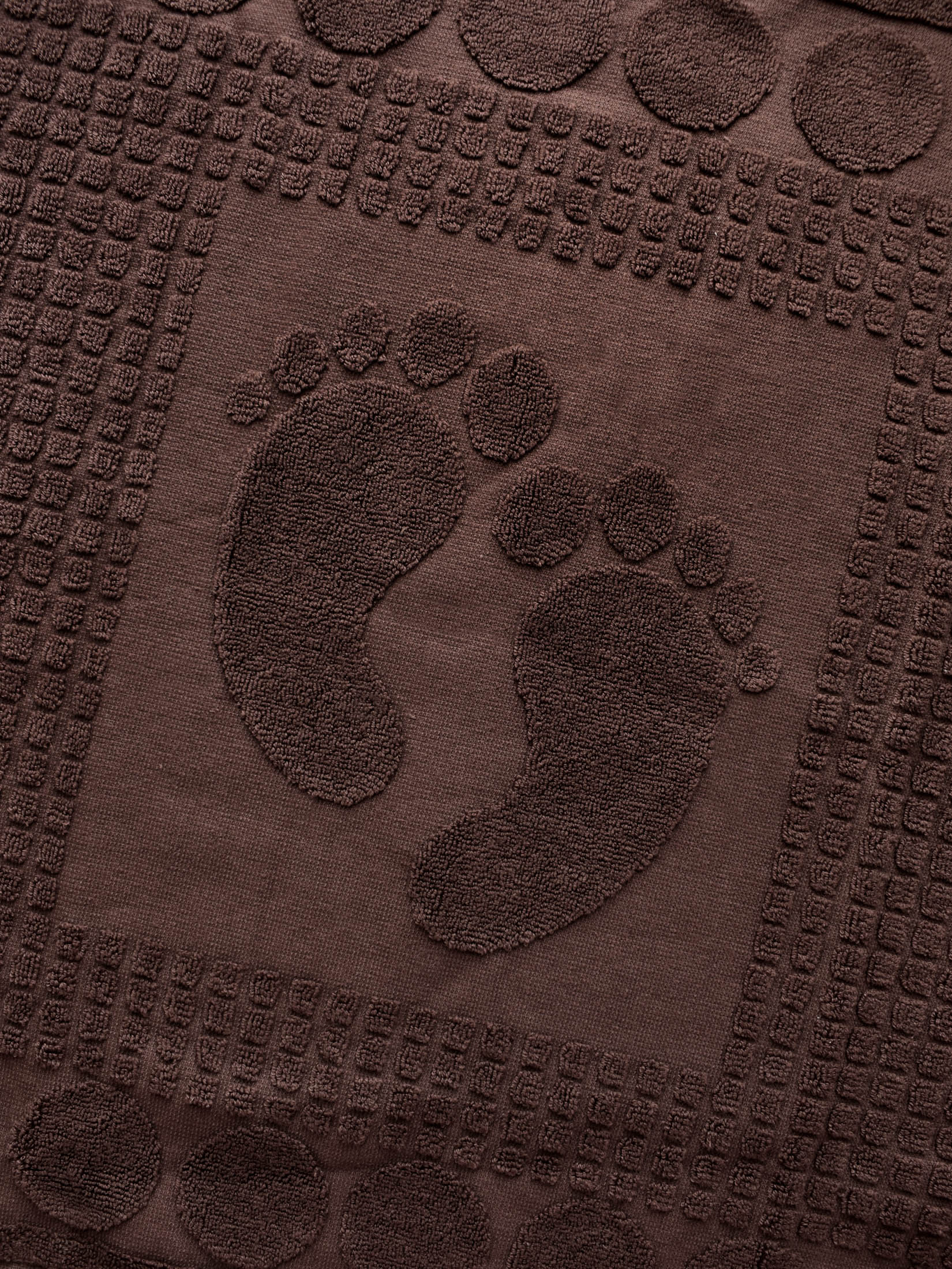 Полотенце НОЖКИ-1 для ног темно-коричневое