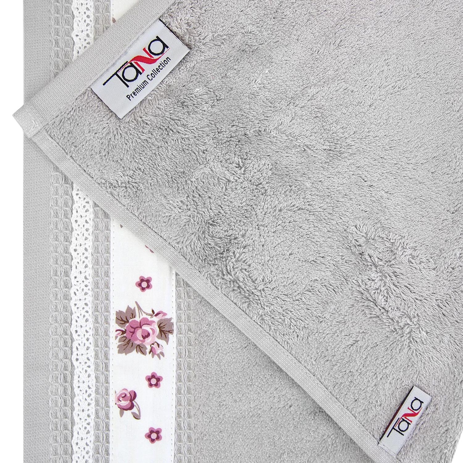 Полотенце РОЗАЛИЯ серое