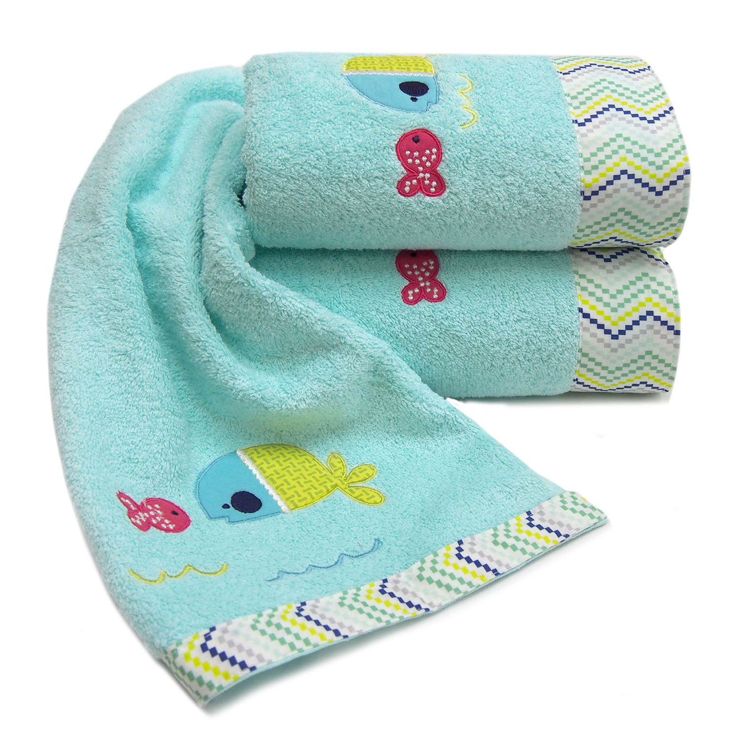 Полотенце МОРЕ бирюзовое