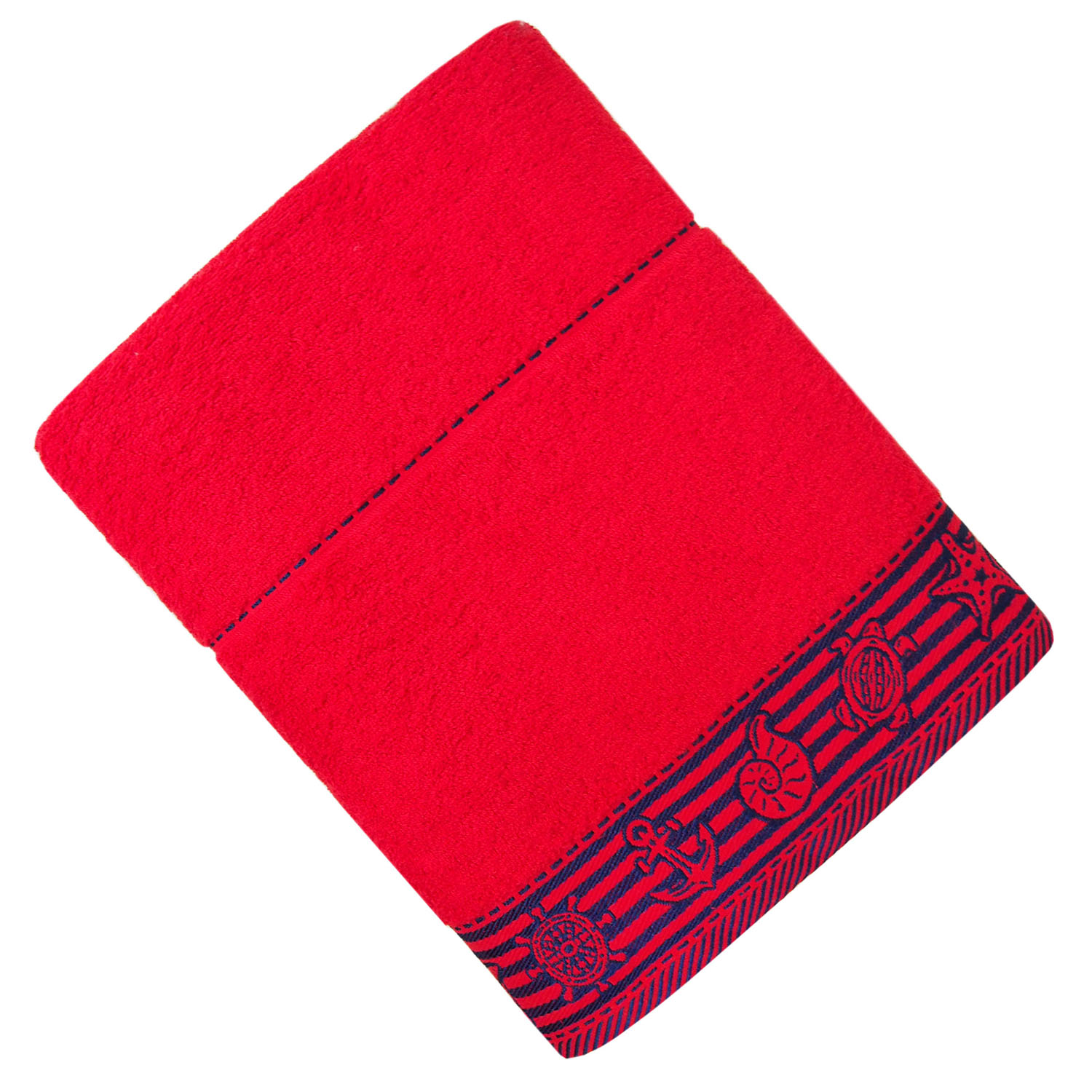 Полотенце БРИЗ красное