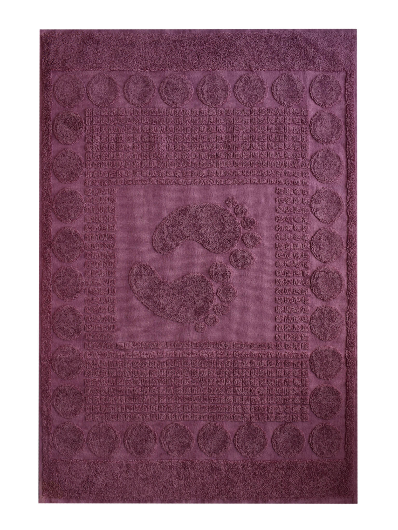 Полотенце НОЖКИ-1 для ног брусника