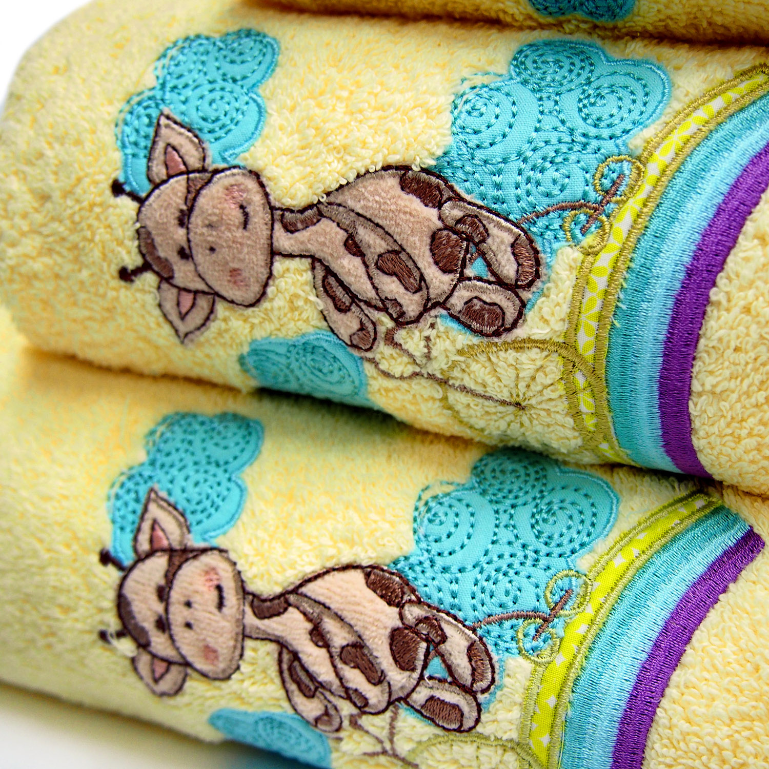 Полотенце ЖИРАФИК ЛИЛУ желтое