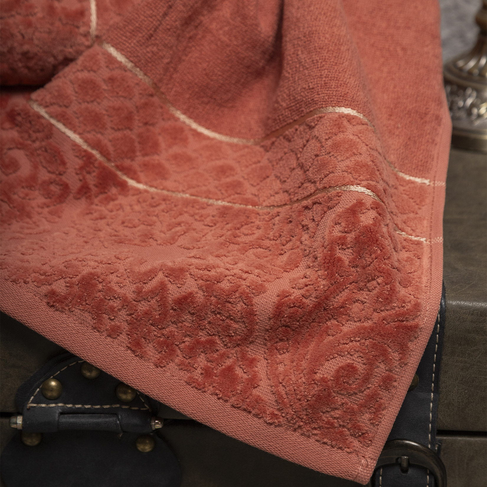 Полотенце НОВА терракот