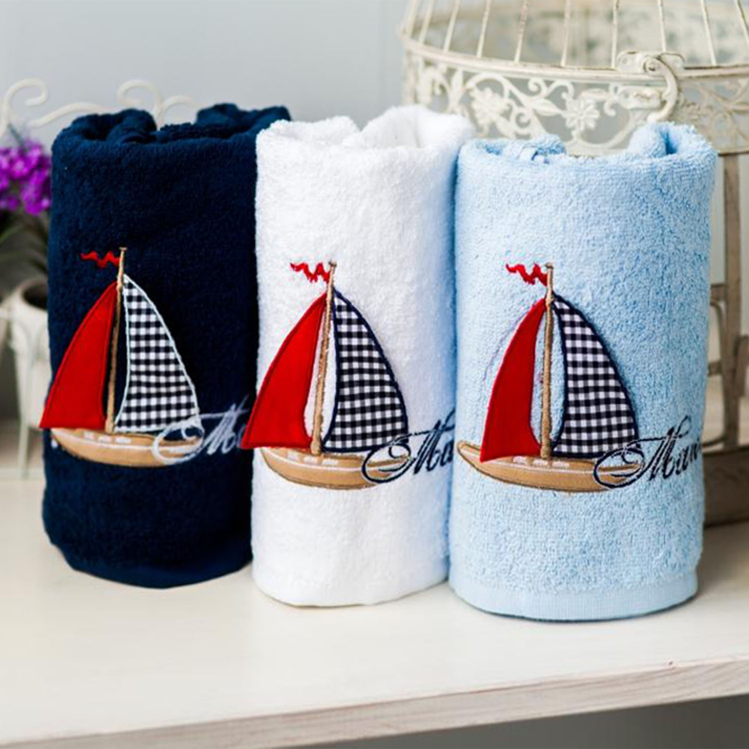 Полотенце АТЛАНТА белое