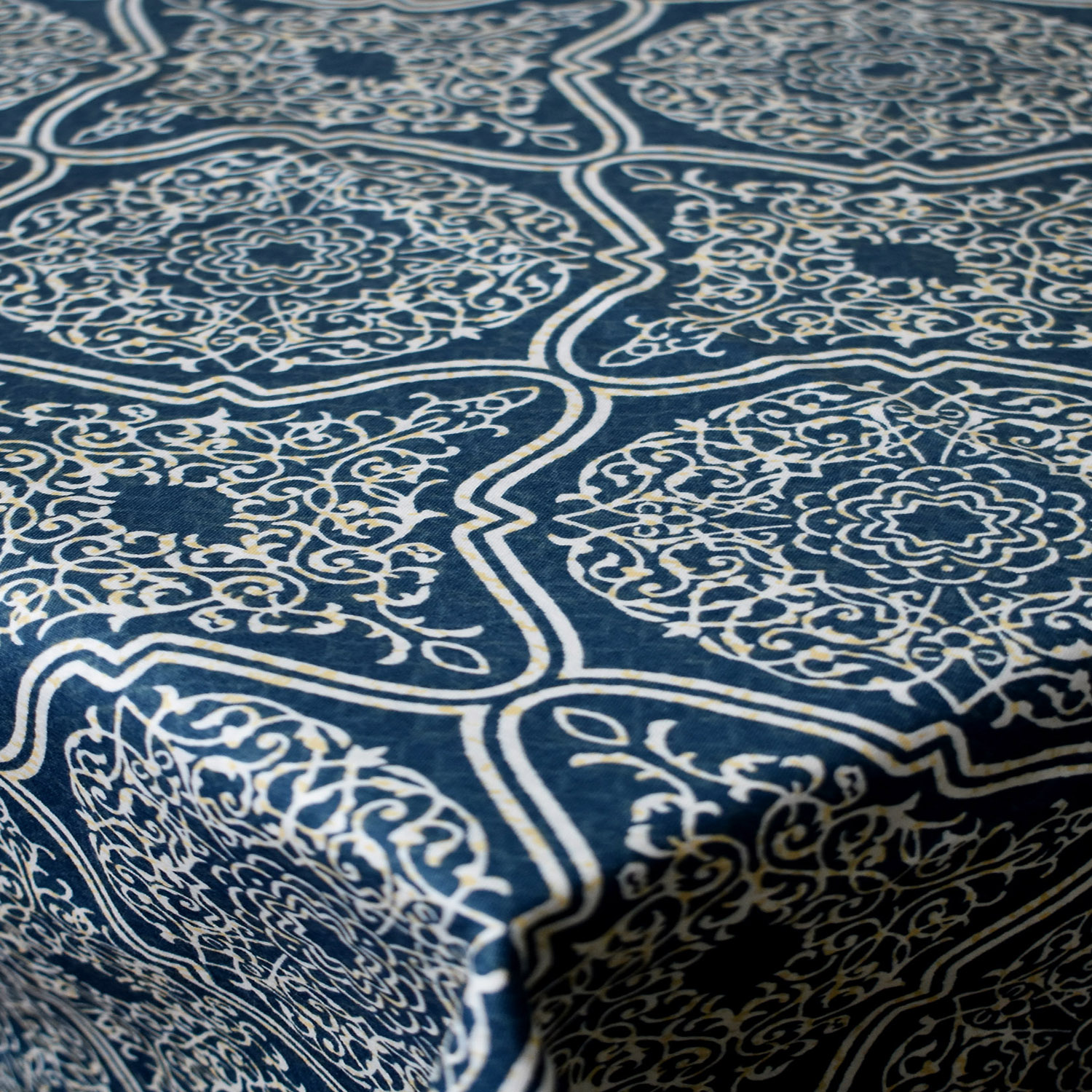 Простыня Сатин-Комфорт синяя 16-42