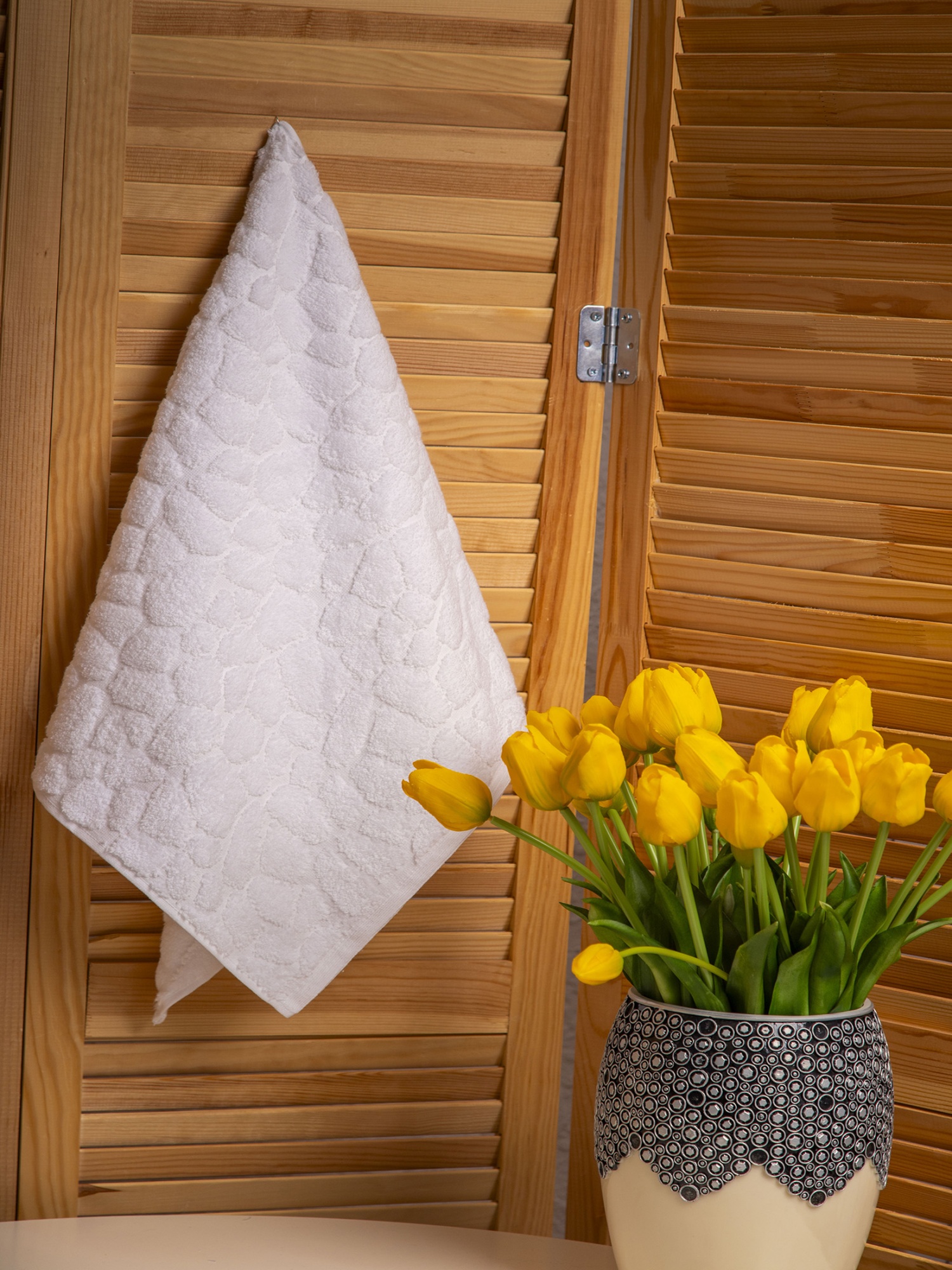 Полотенце СИРИУС белое