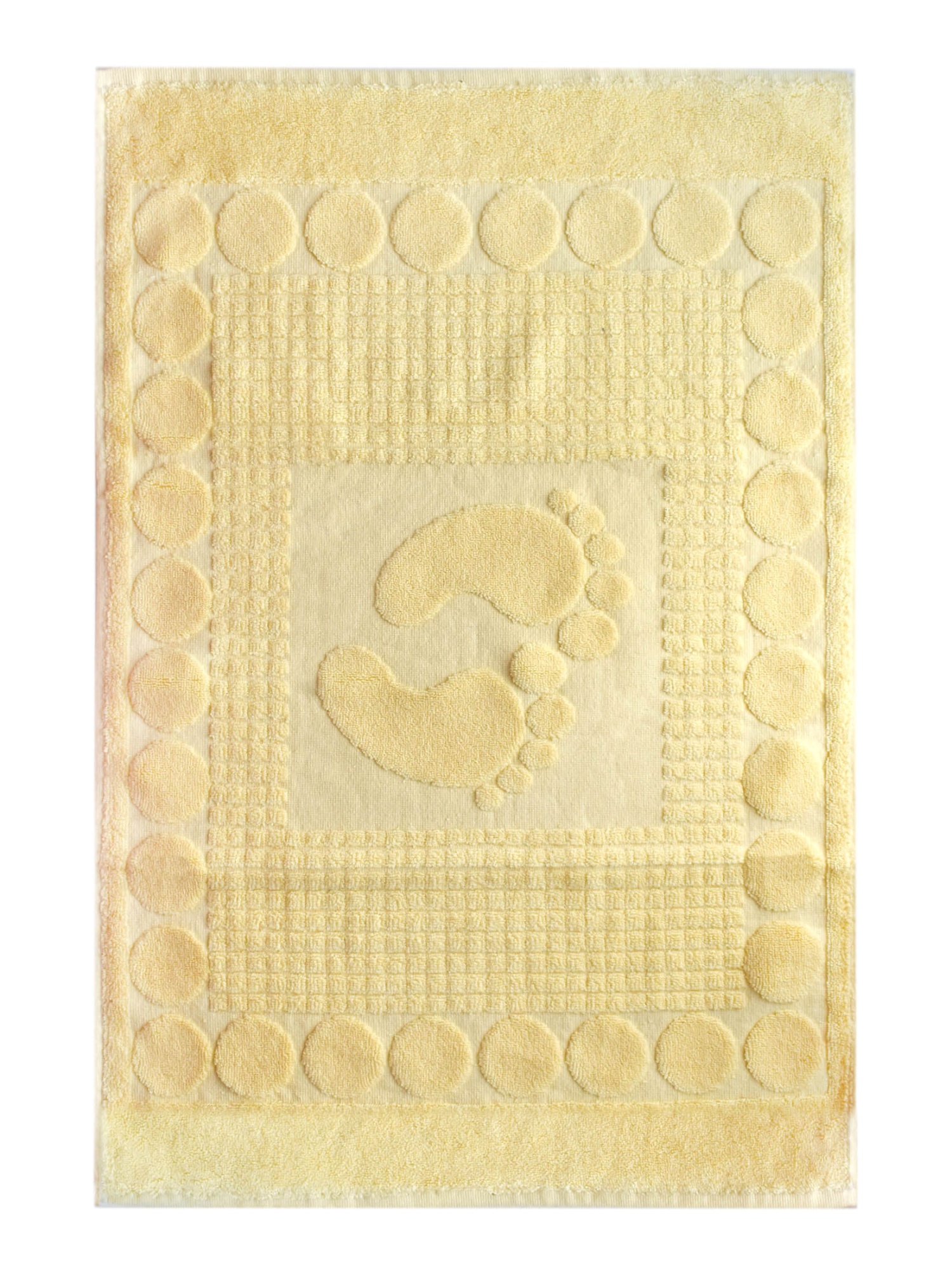 Полотенце НОЖКИ-1 для ног желтое