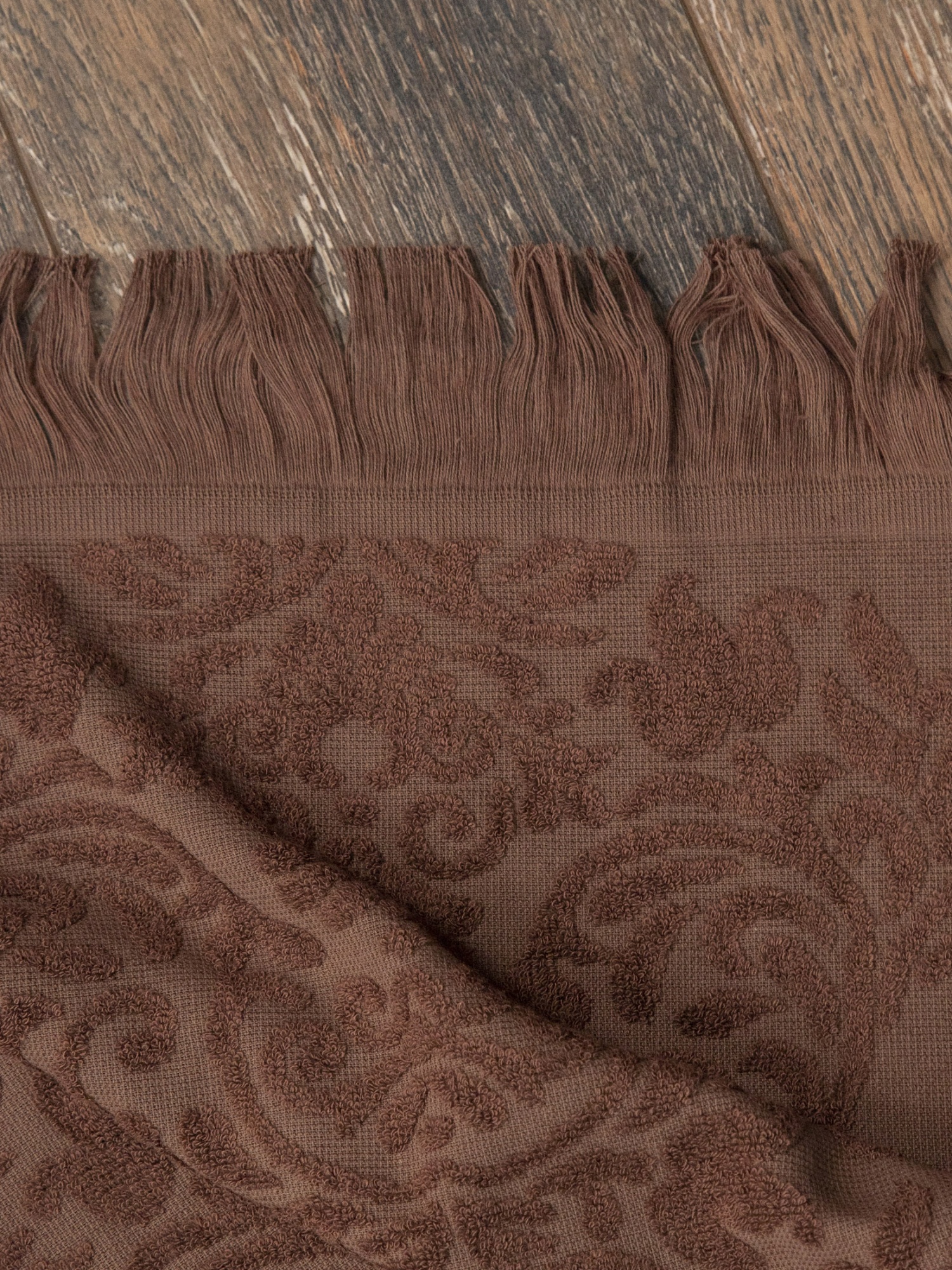 Простыня махровая АЛЬФРЕДО коричневая