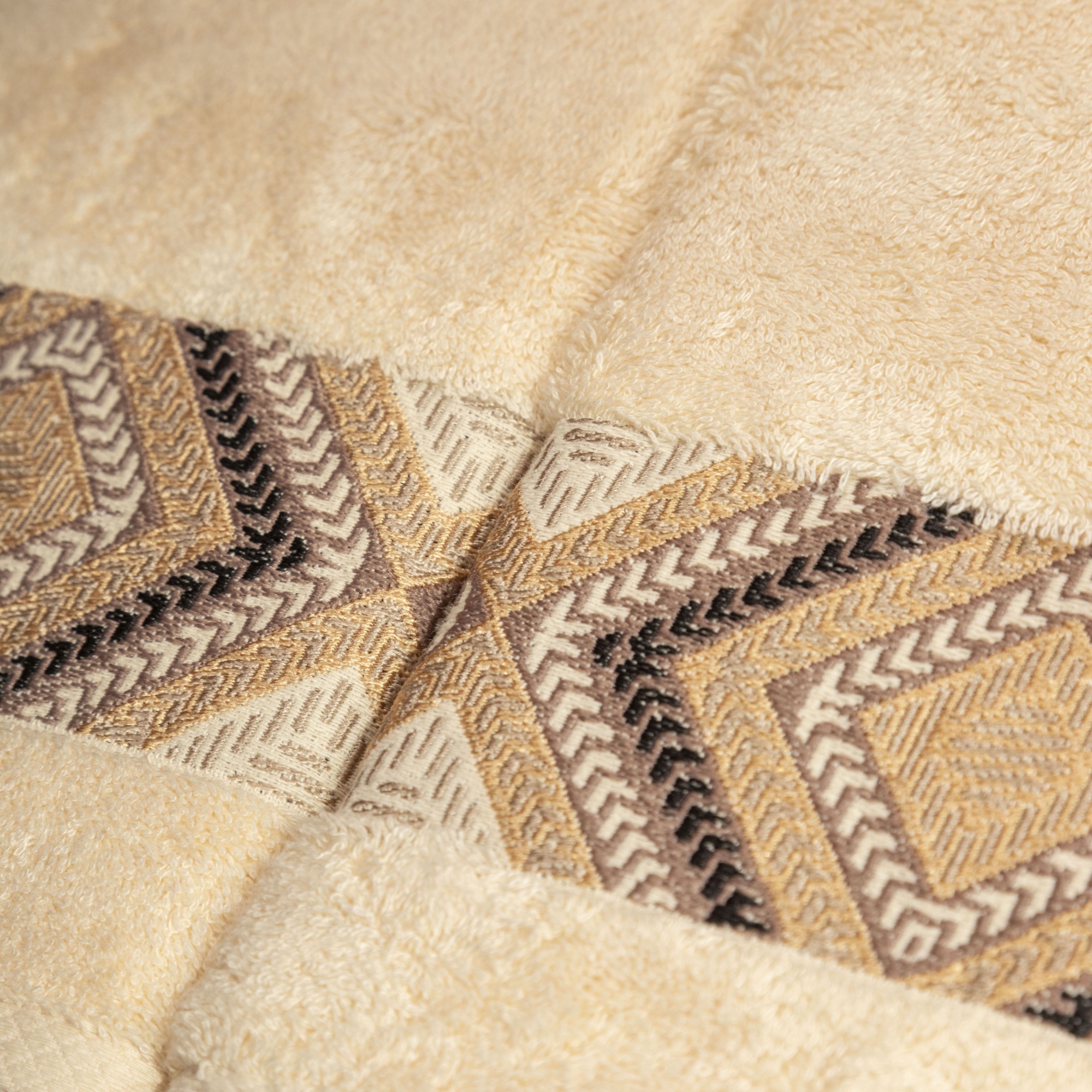 Набор полотенец ДИАМОНД молочный