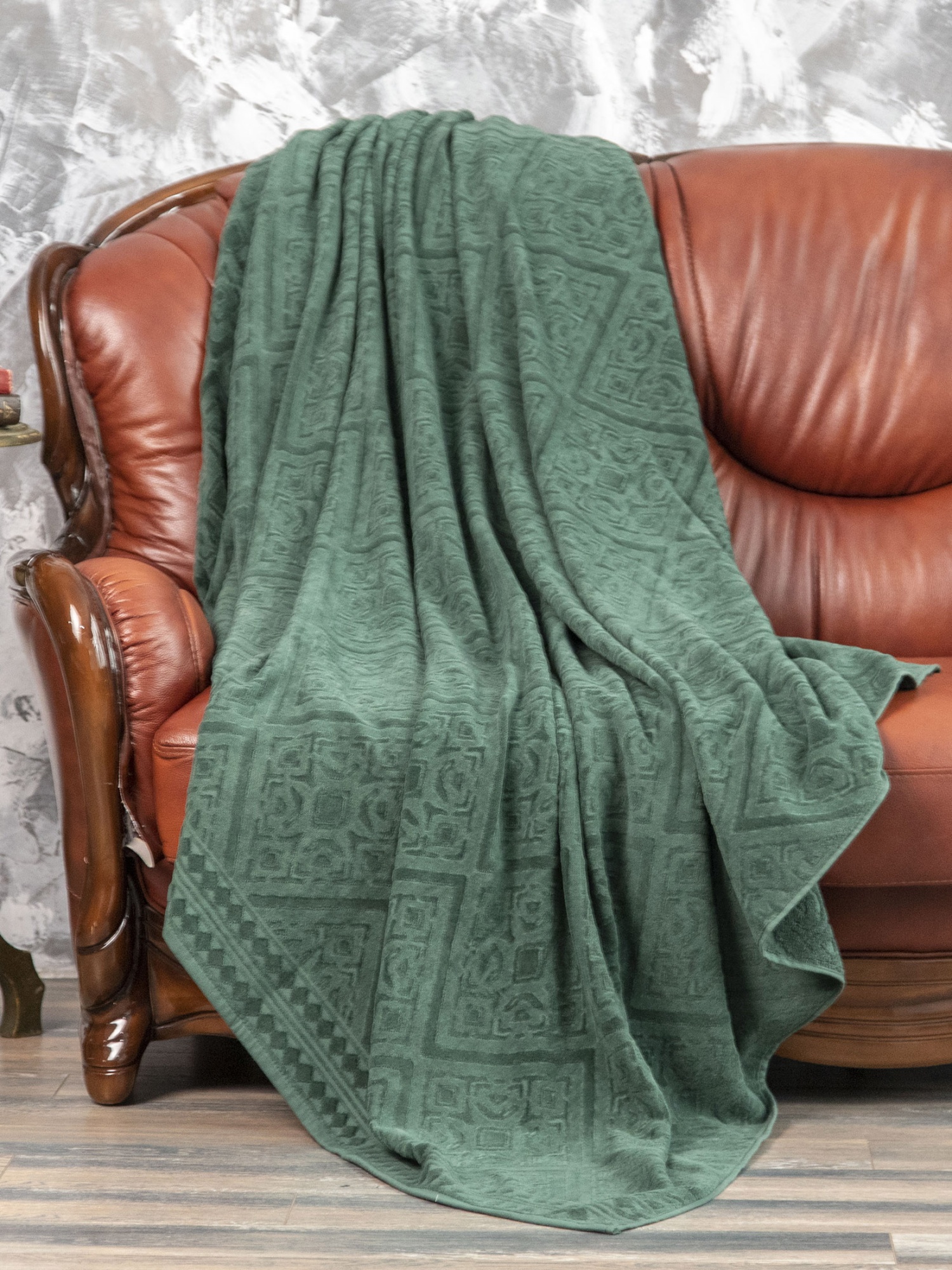 Простыня махровая ДЖУЛИЯ малахит