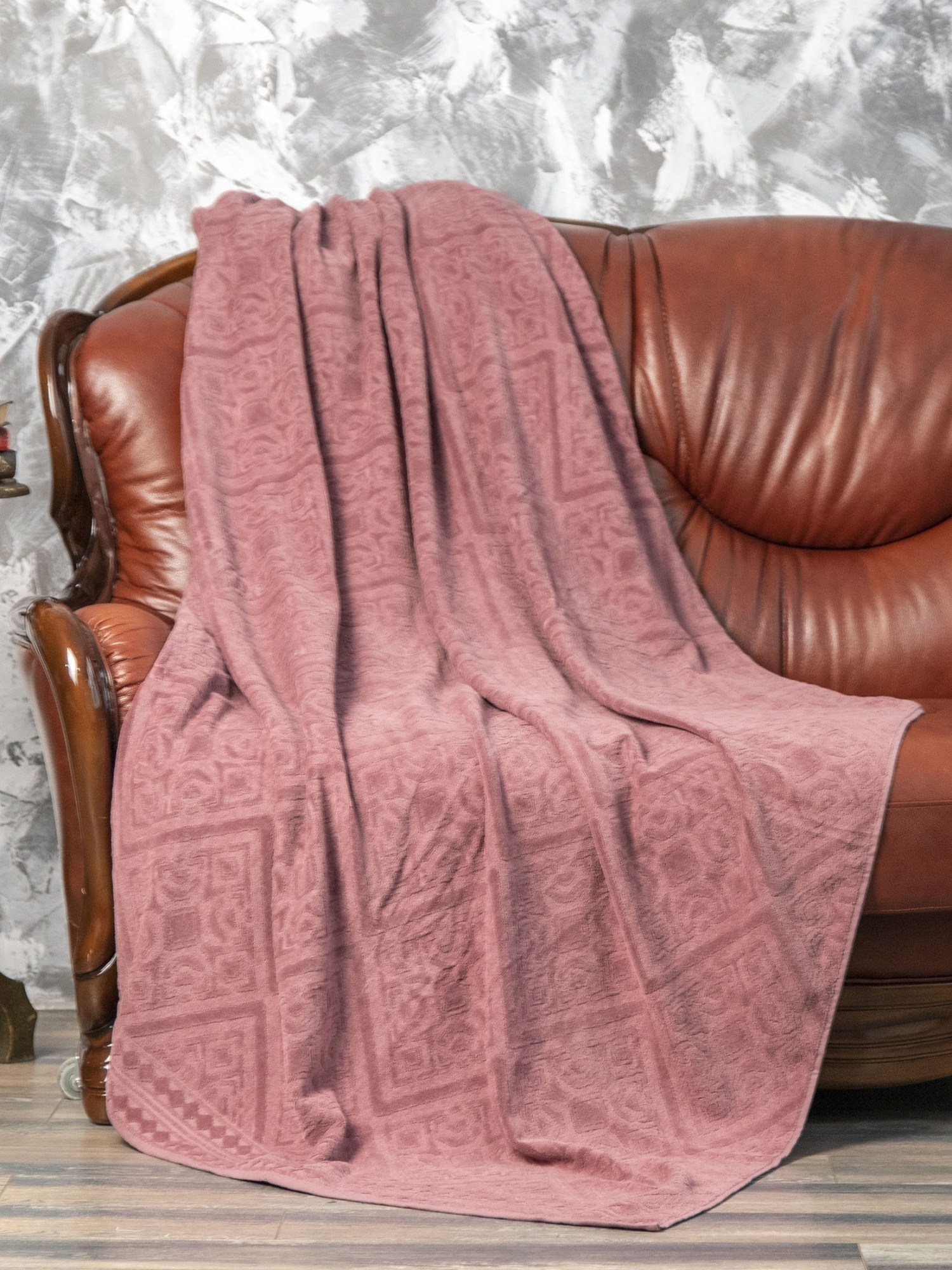 Простыня махровая ДЖУЛИЯ брусника