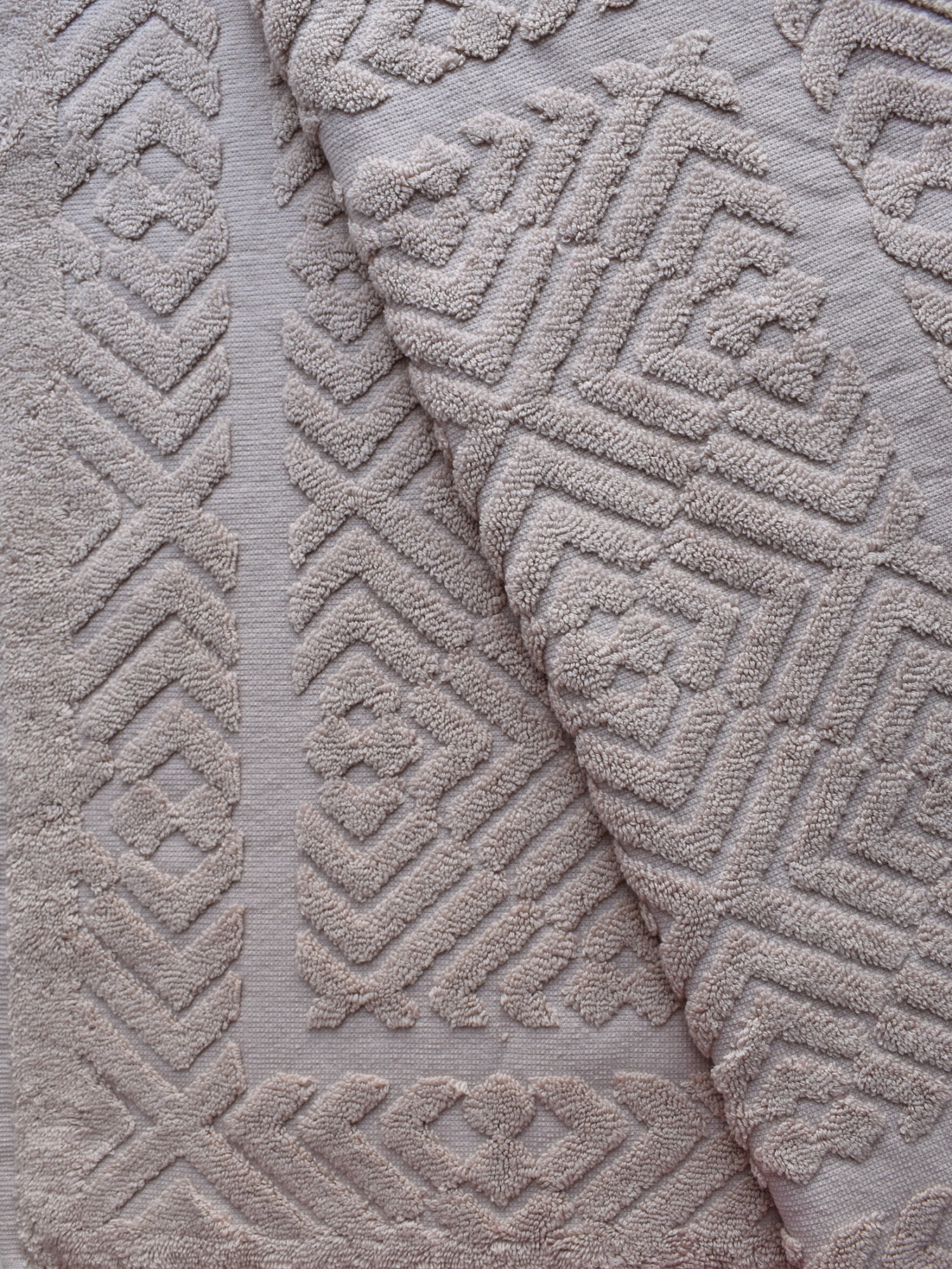 Полотенце ТАЙЛЕР-1 для ног светло-бежевое