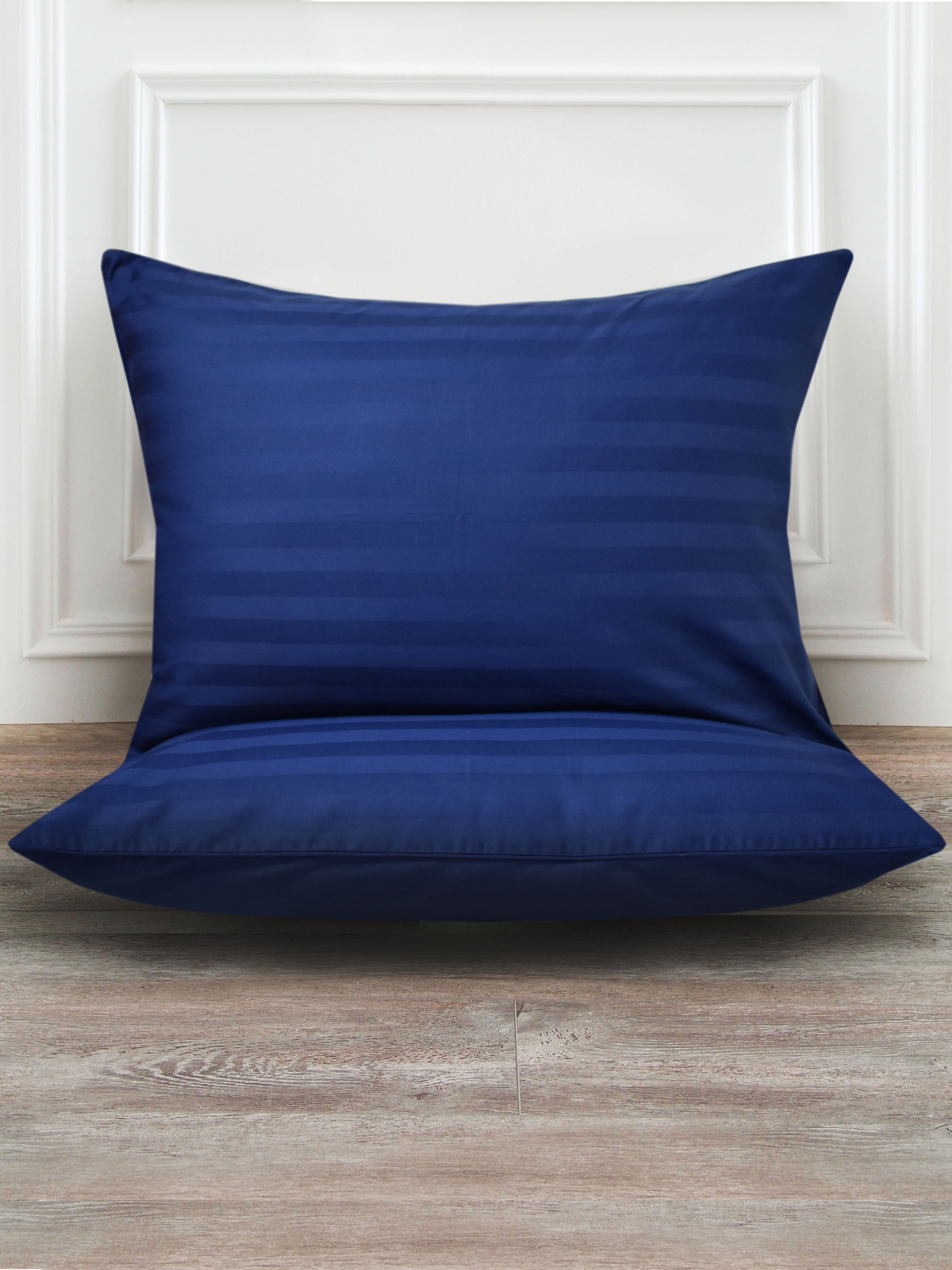 Набор наволочек Сатин-Страйп синие 19-3933