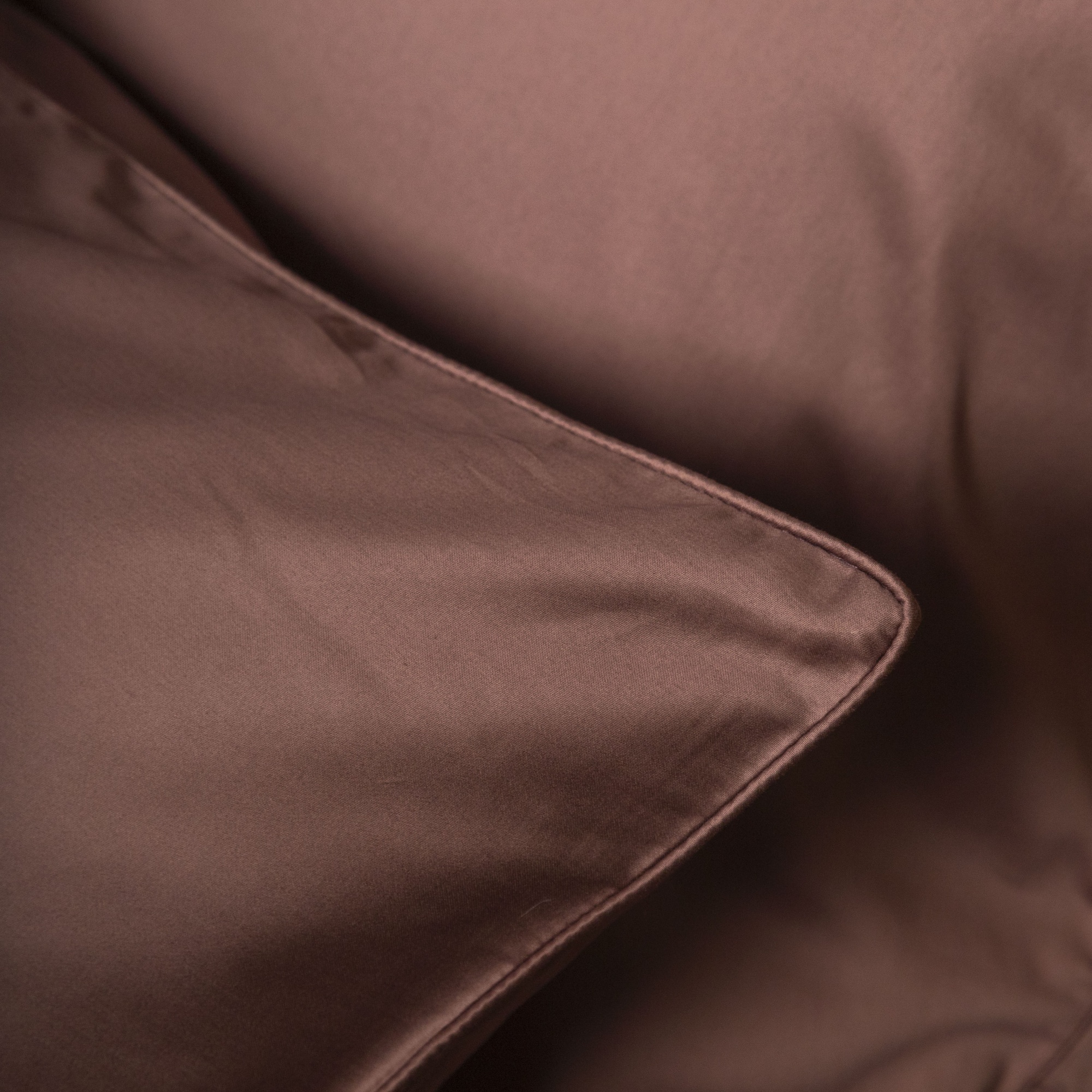 Комплект постельного белья Мако-сатин с модалом кофе М-02