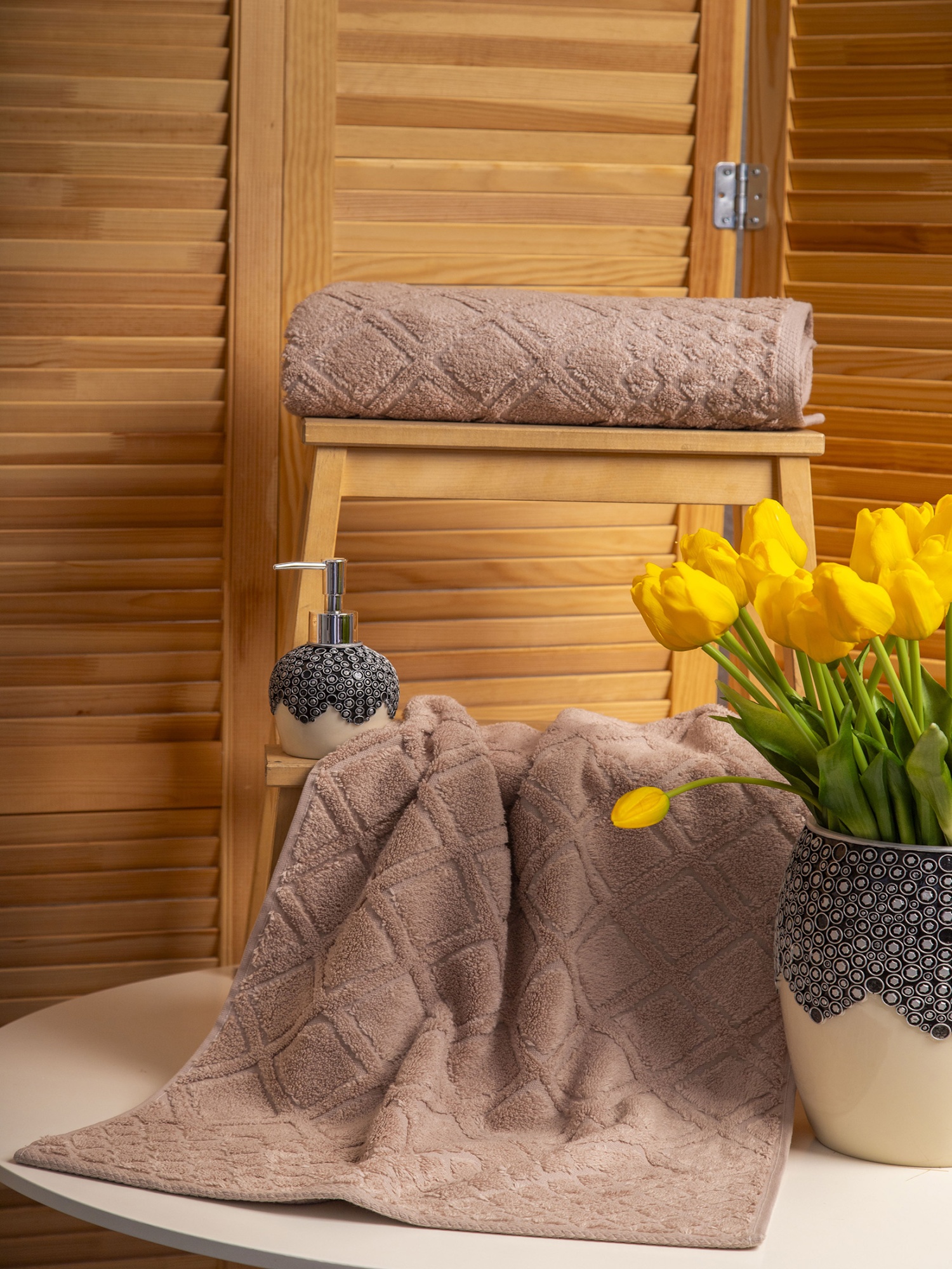 Полотенце ОРЛАНДО бежевое