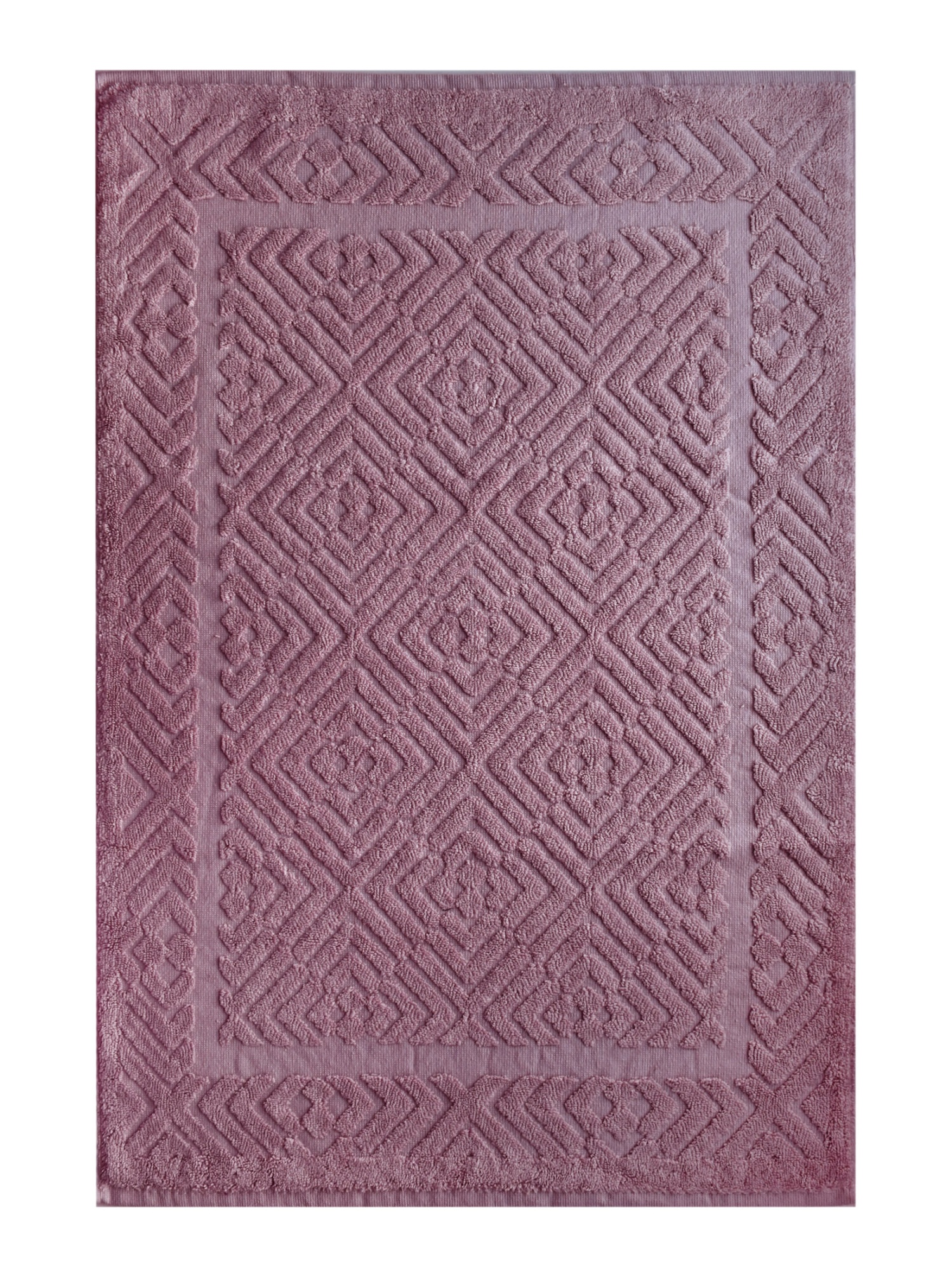 Полотенце ТАЙЛЕР-1 для ног брусника