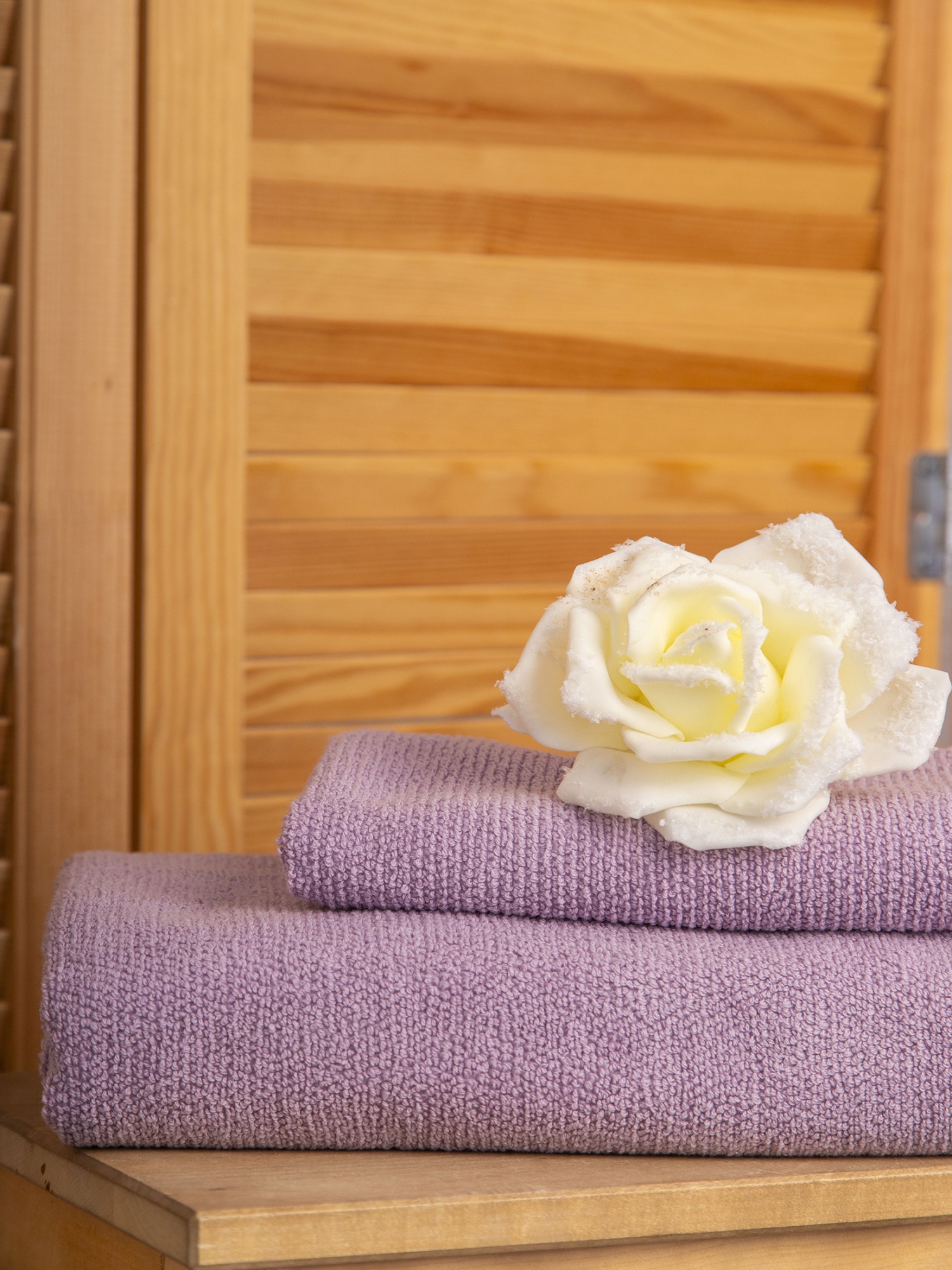 Полотенце РАЙС лиловое