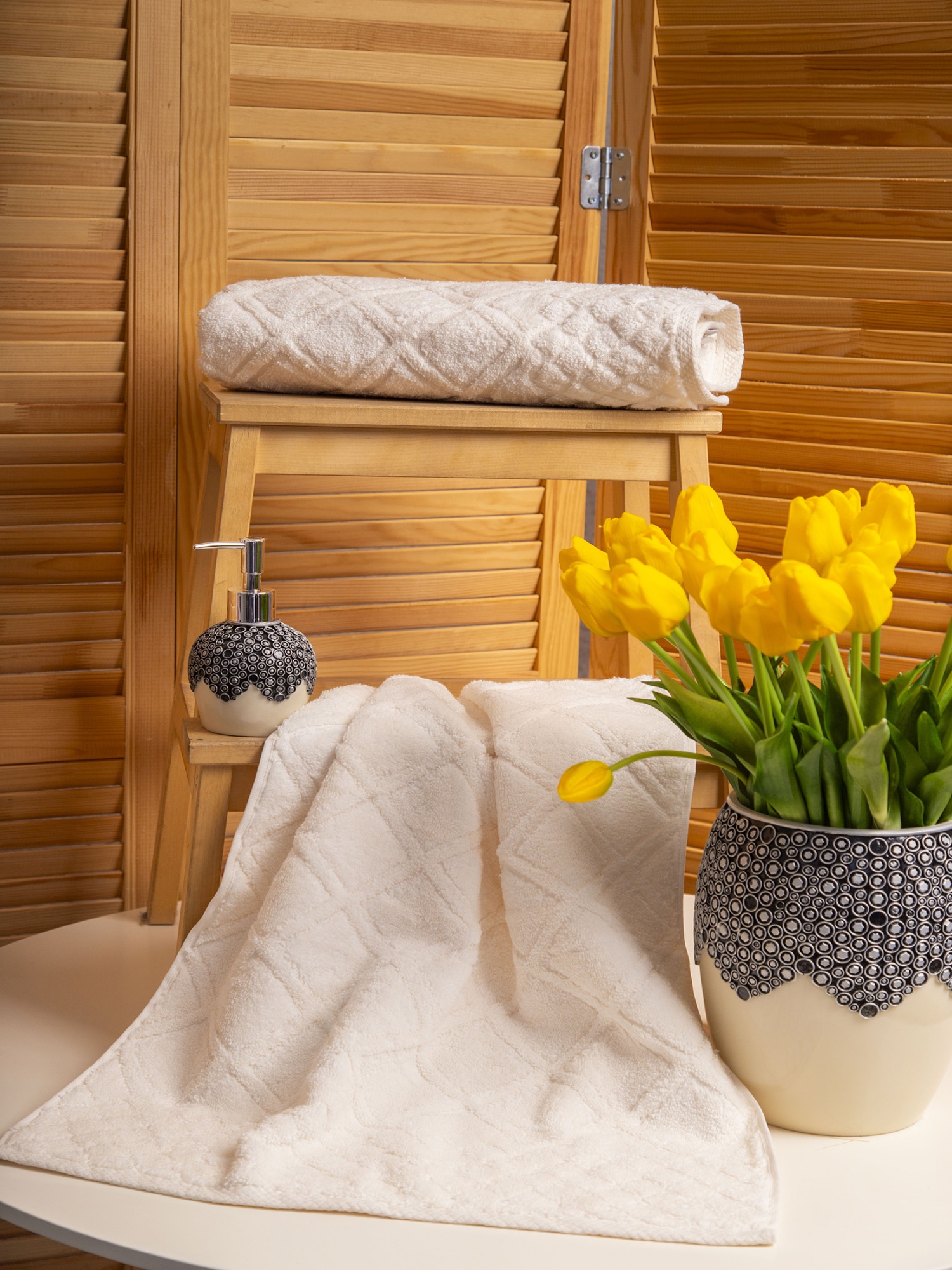 Полотенце ОРЛАНДО молочное