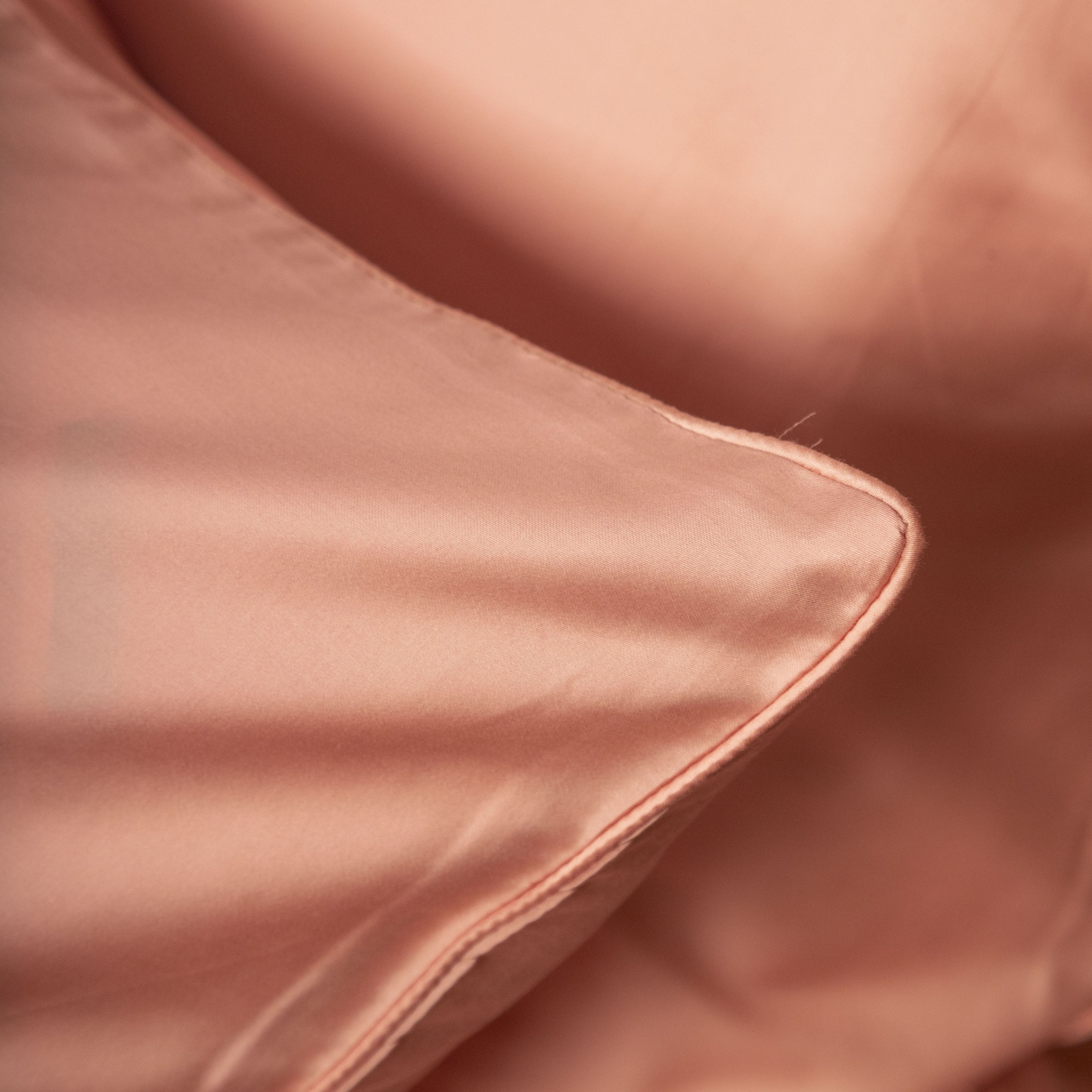 Комплект постельного белья Мако-сатин с модалом персиковый М-04