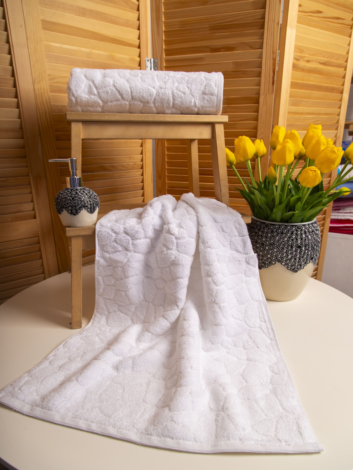 Полотенце СИРИУС белое