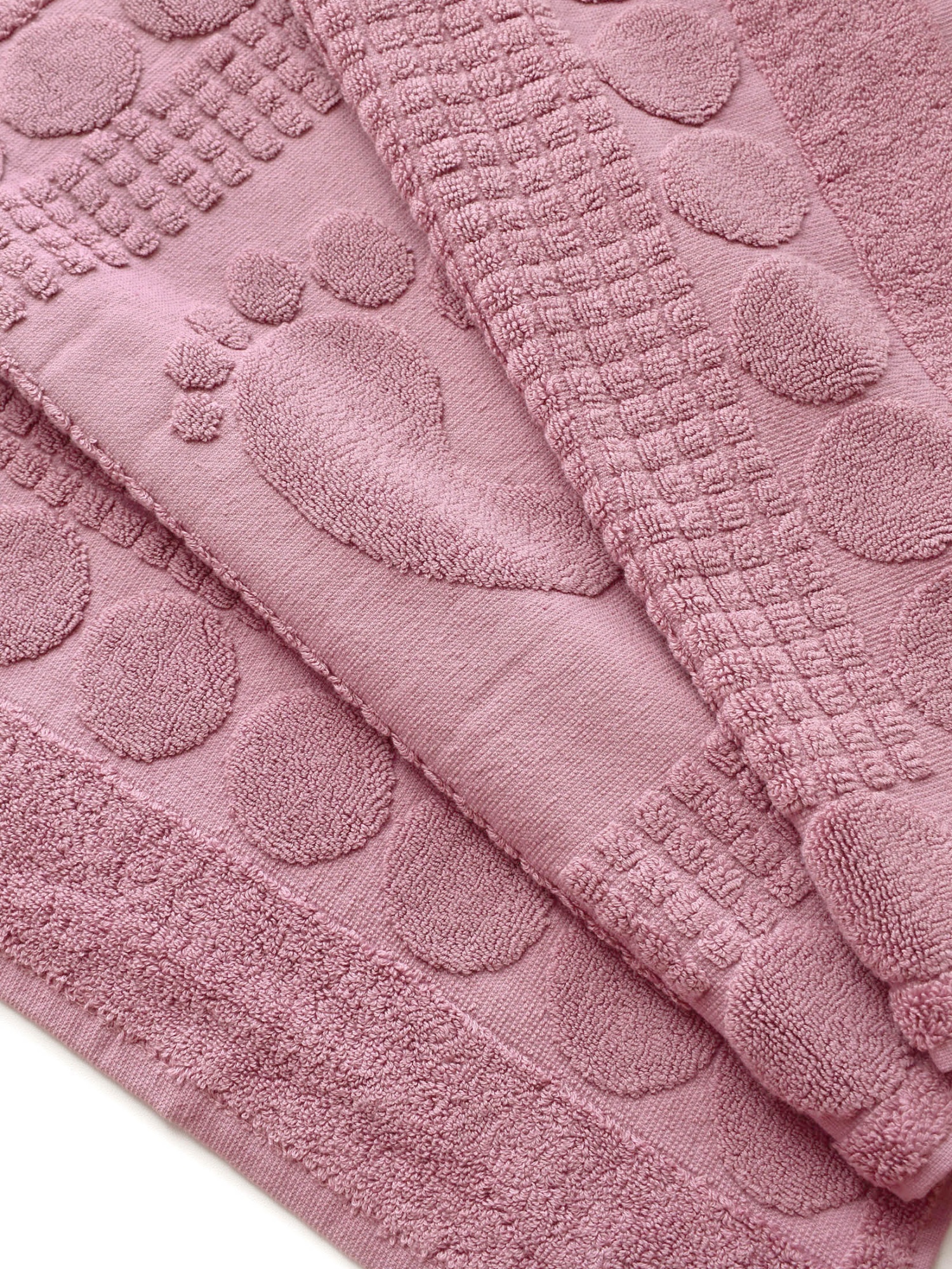 Полотенце НОЖКИ-1 для ног розовое