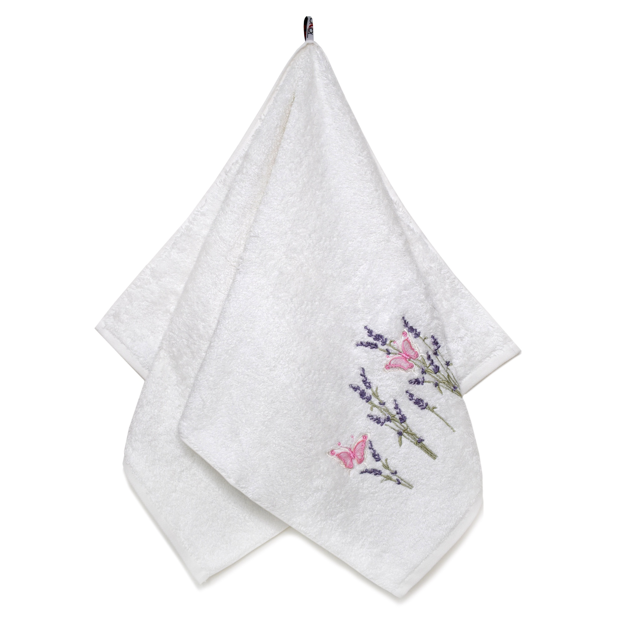 Полотенце БАТЕРФЛЯЙ 3Д белое