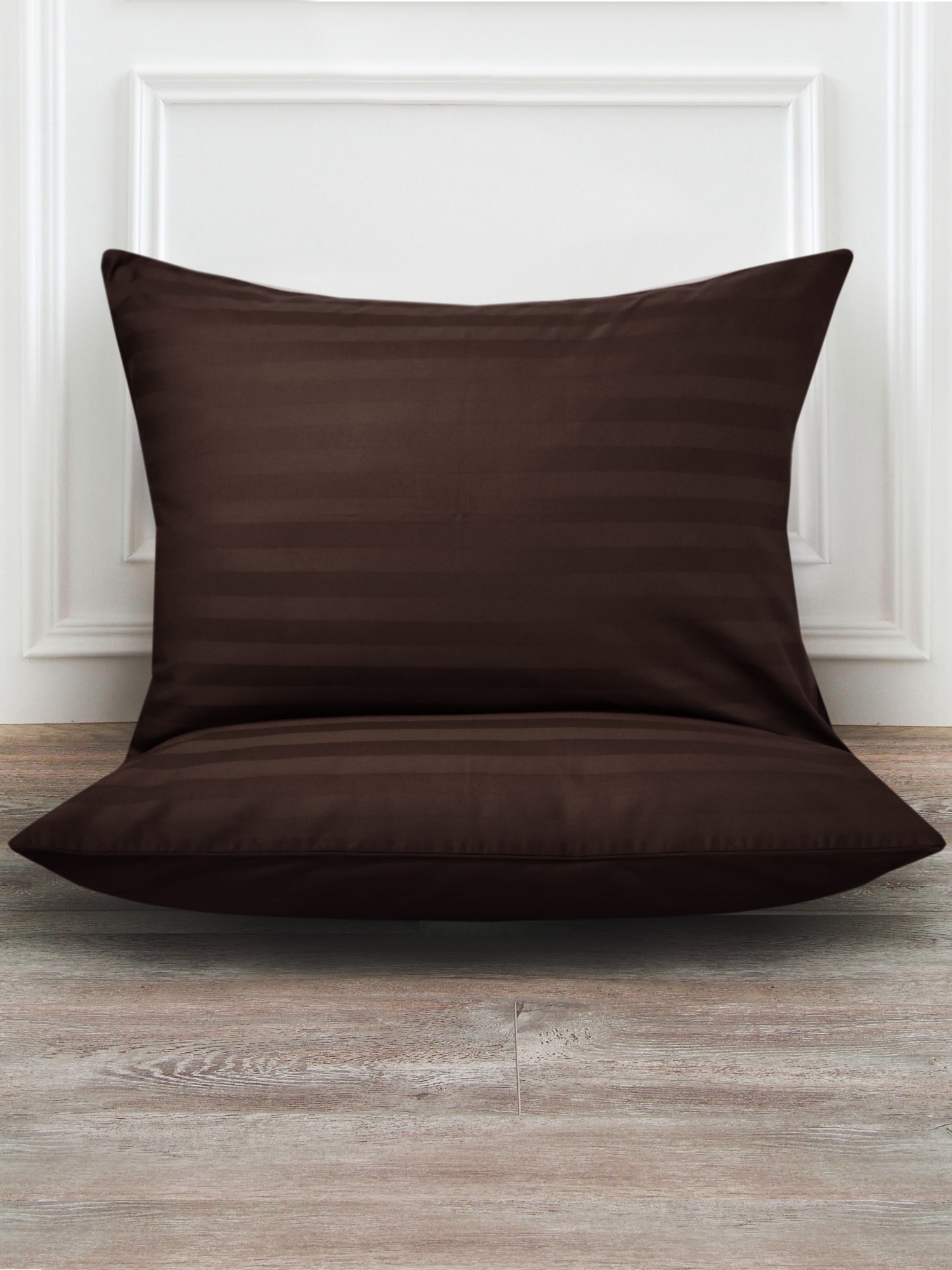 Нобор новолочек Сатин-Страйп коричневые 19-1224