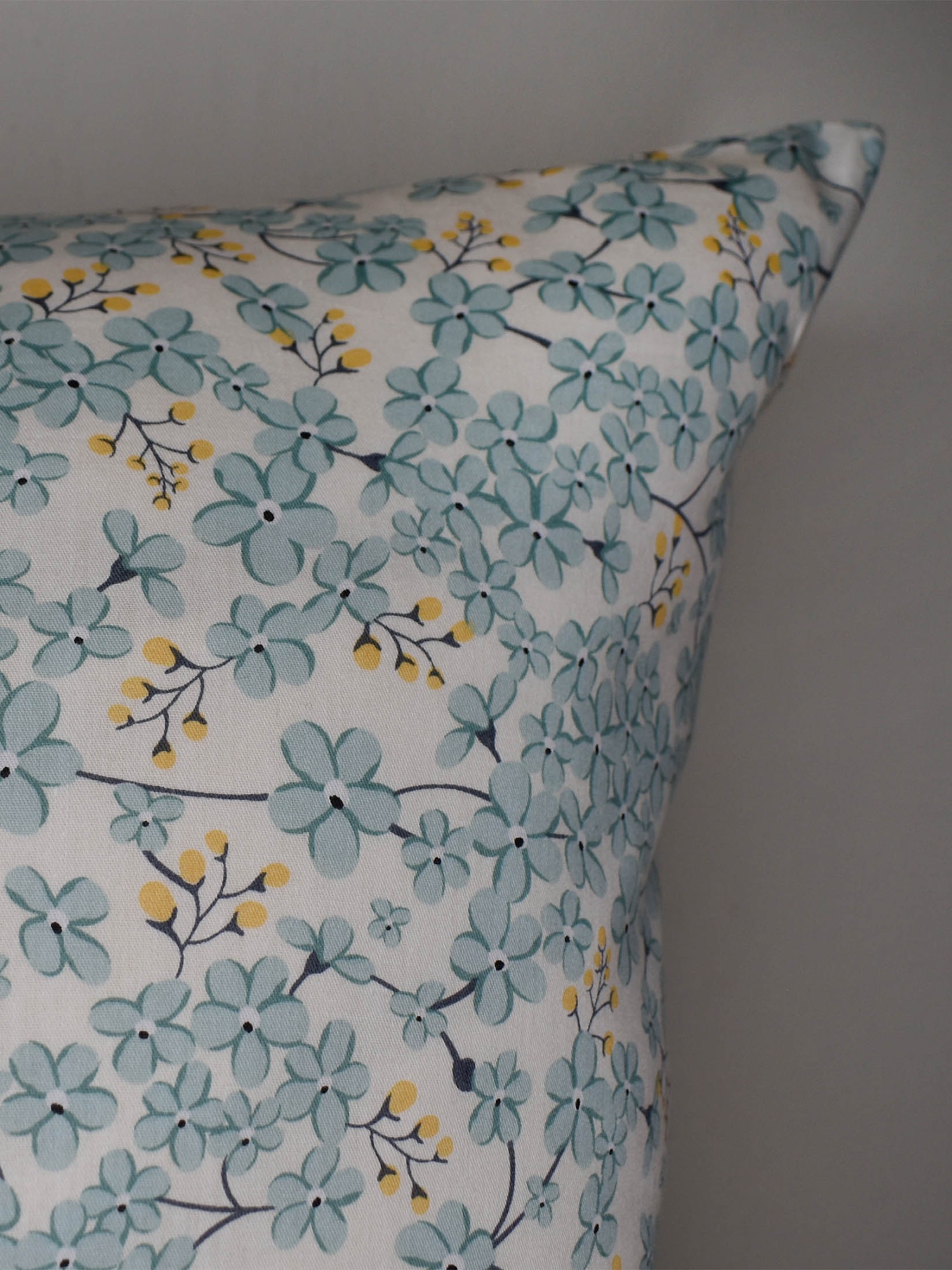 Набор наволочек Сатин-Комфорт бело-голубые 17-27