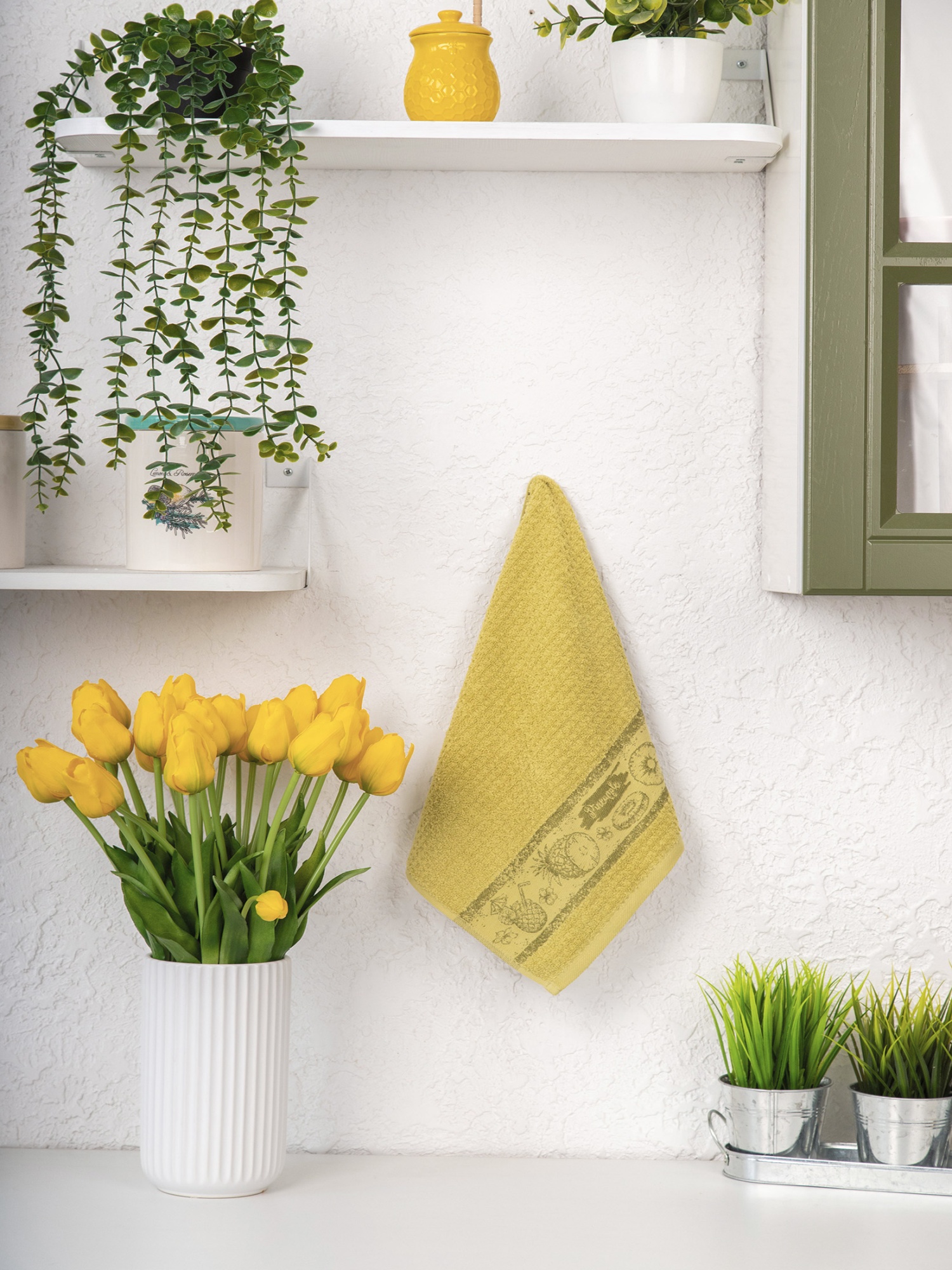 Кухонное полотенце АНАНАС зеленое