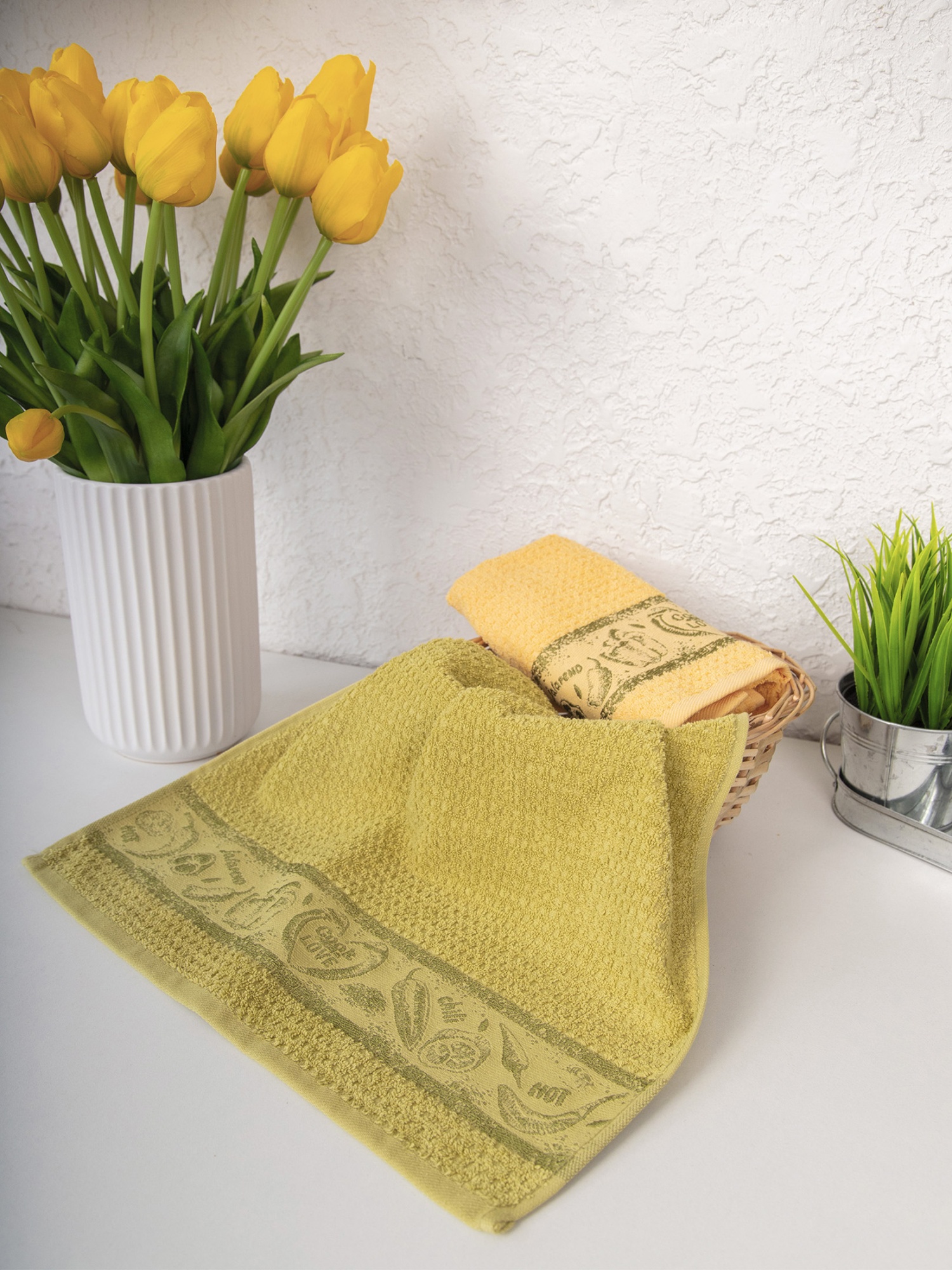 Кухонное полотенце ПЕРЕЦ зеленое