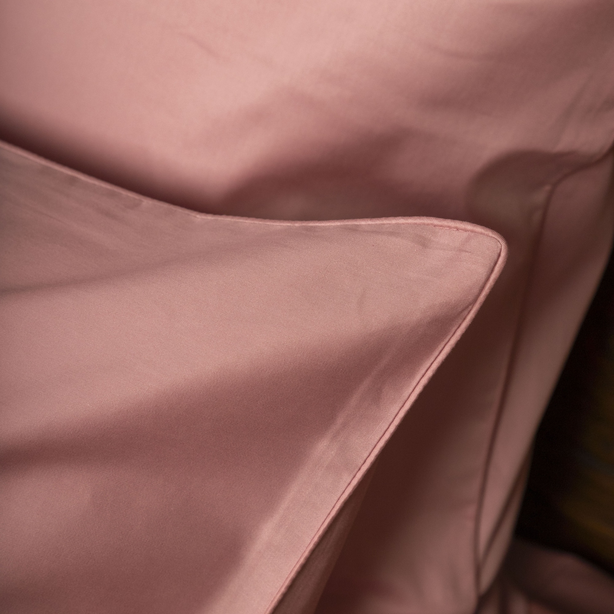 Комплект постельного белья Мако-сатин с модалом розовый М-01