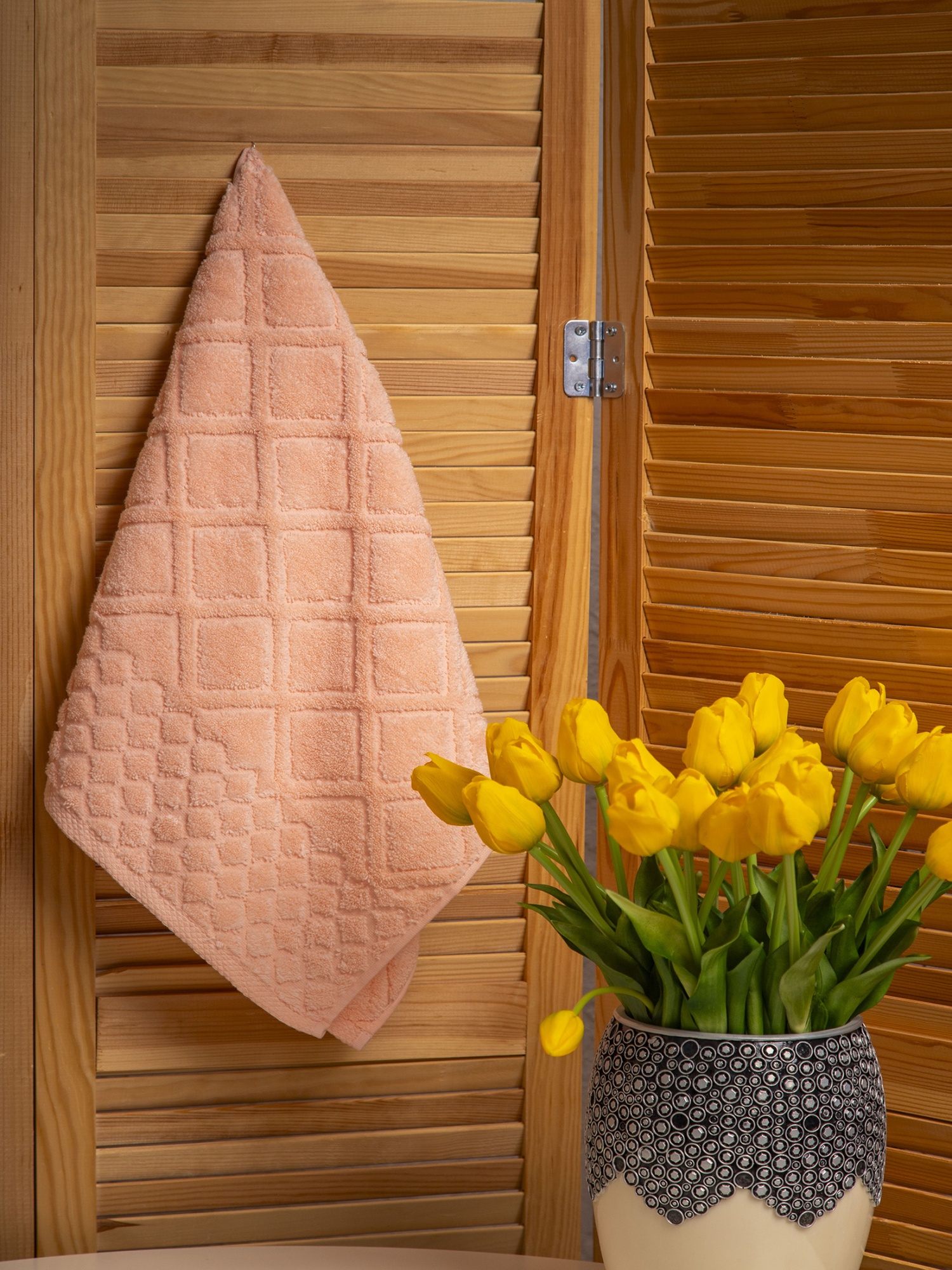 Полотенце ОРЛАНДО персиковое