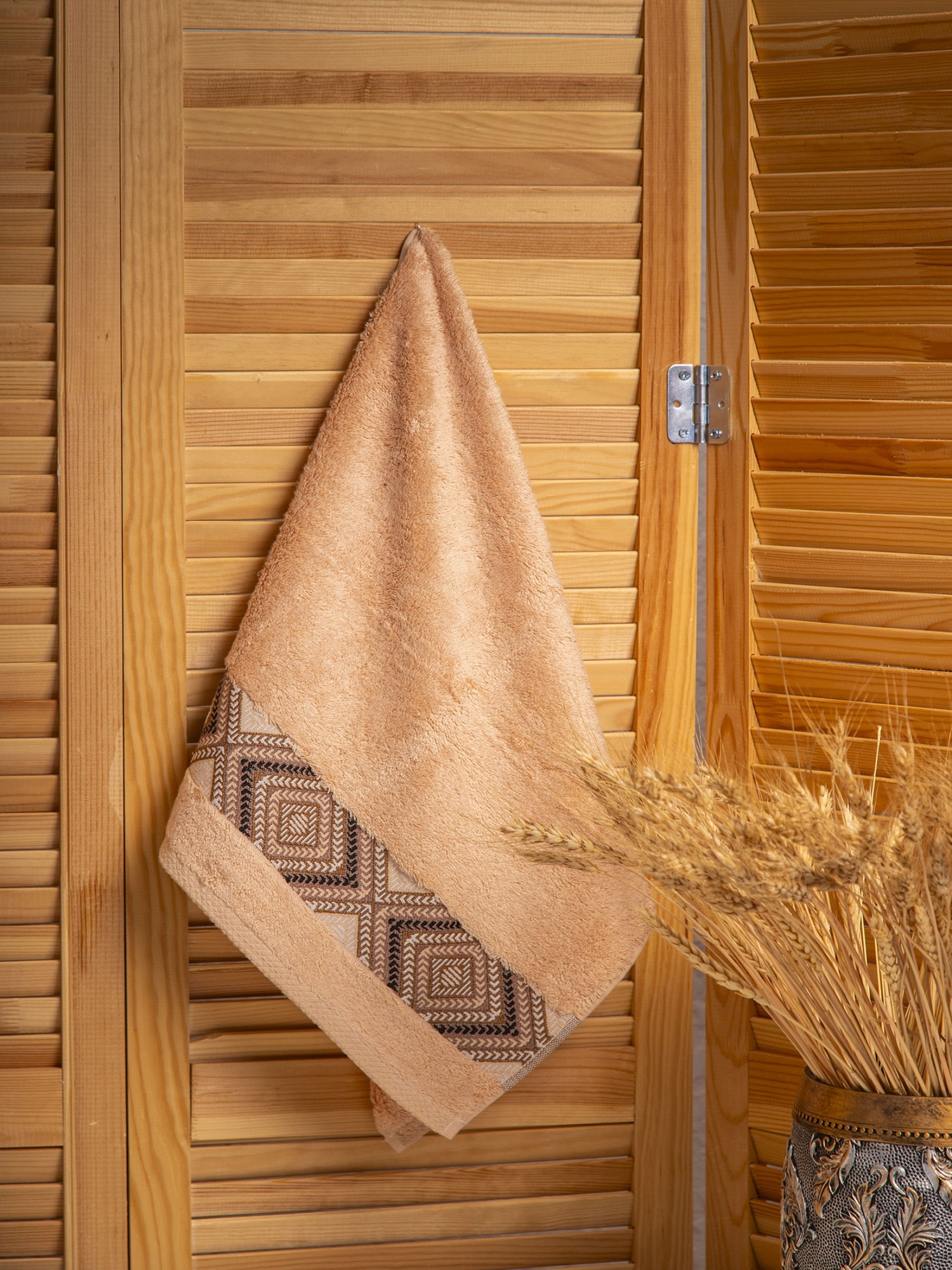 Полотенце ДИАМОНД бежевое