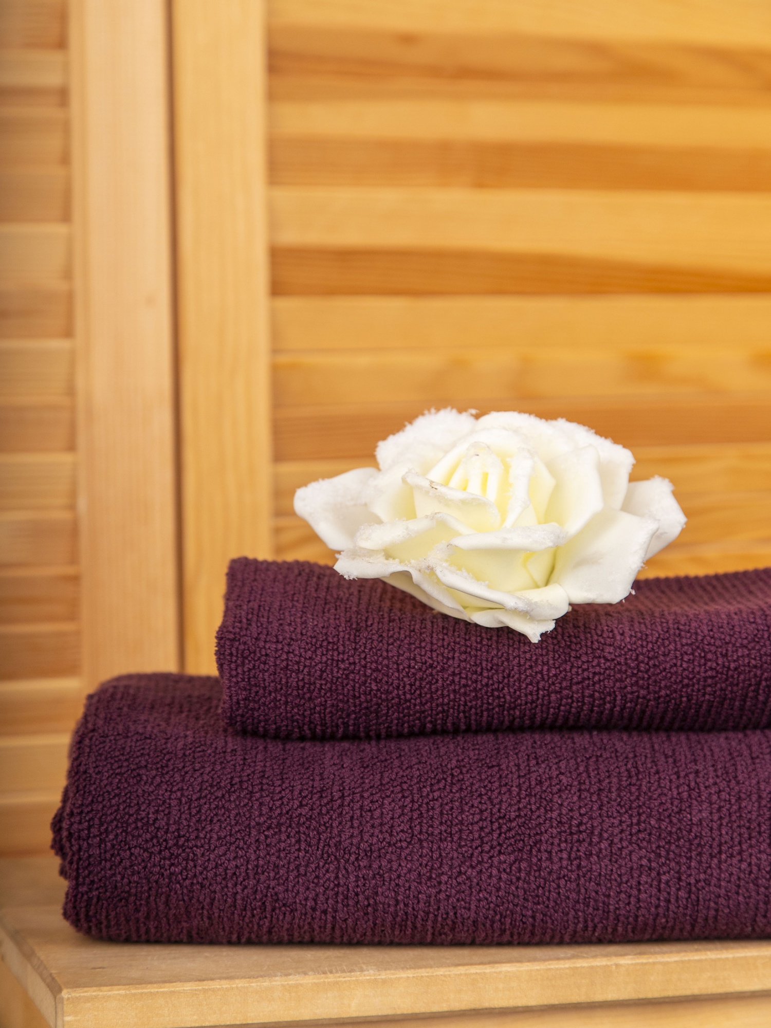 Полотенце РАЙС бургундий