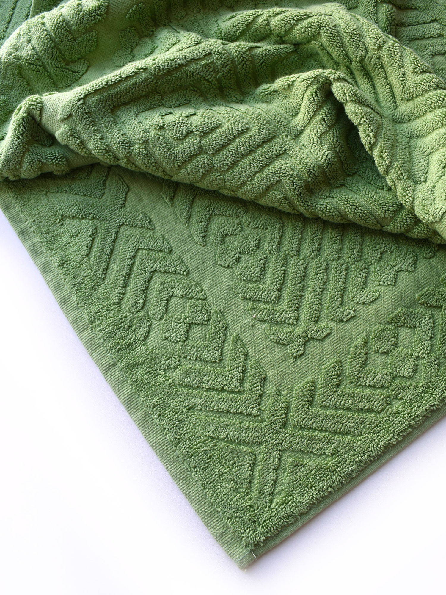 Полотенце ТАЙЛЕР-1 для ног зеленое