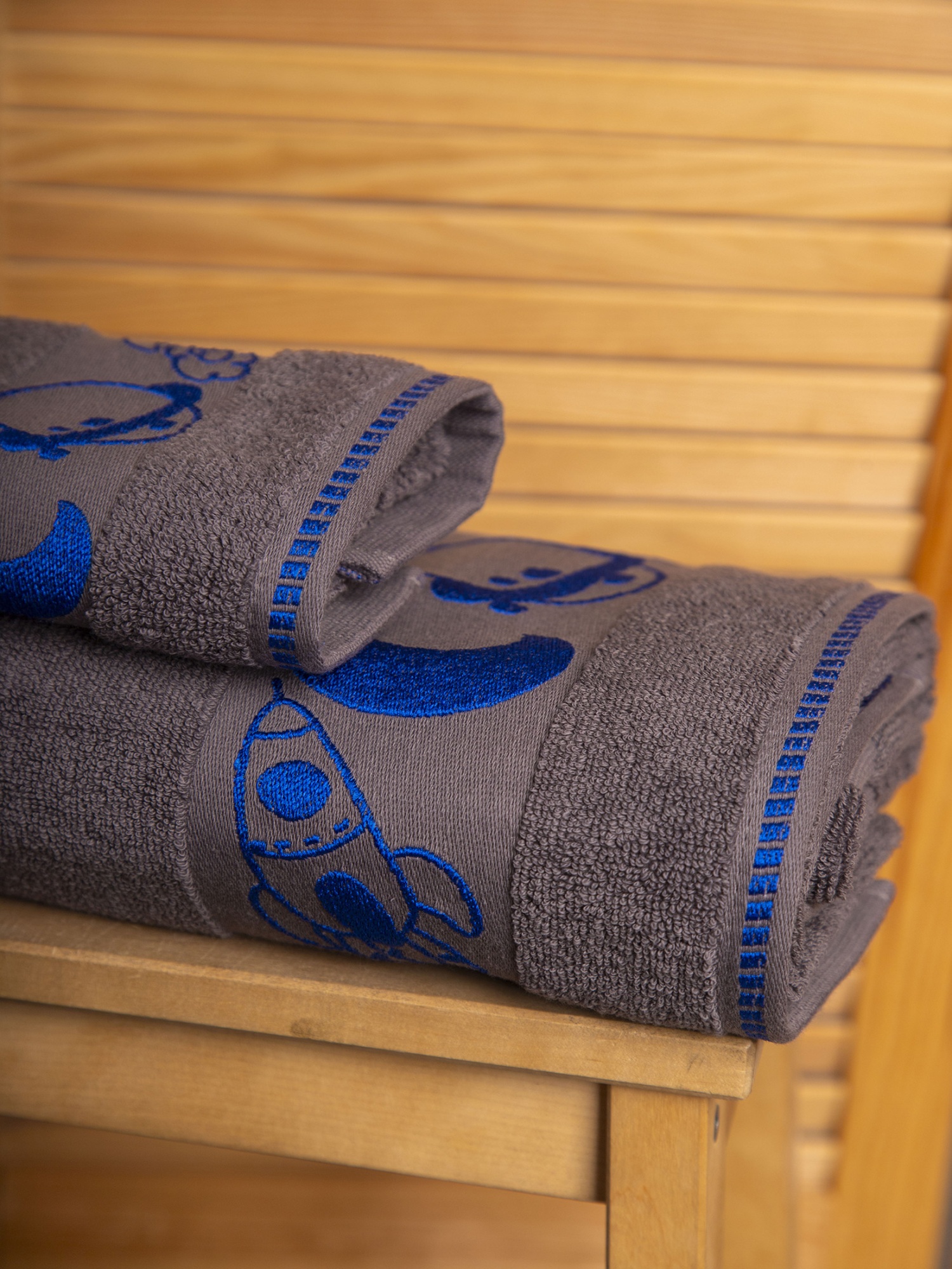 Полотенце СПЭЙС серое