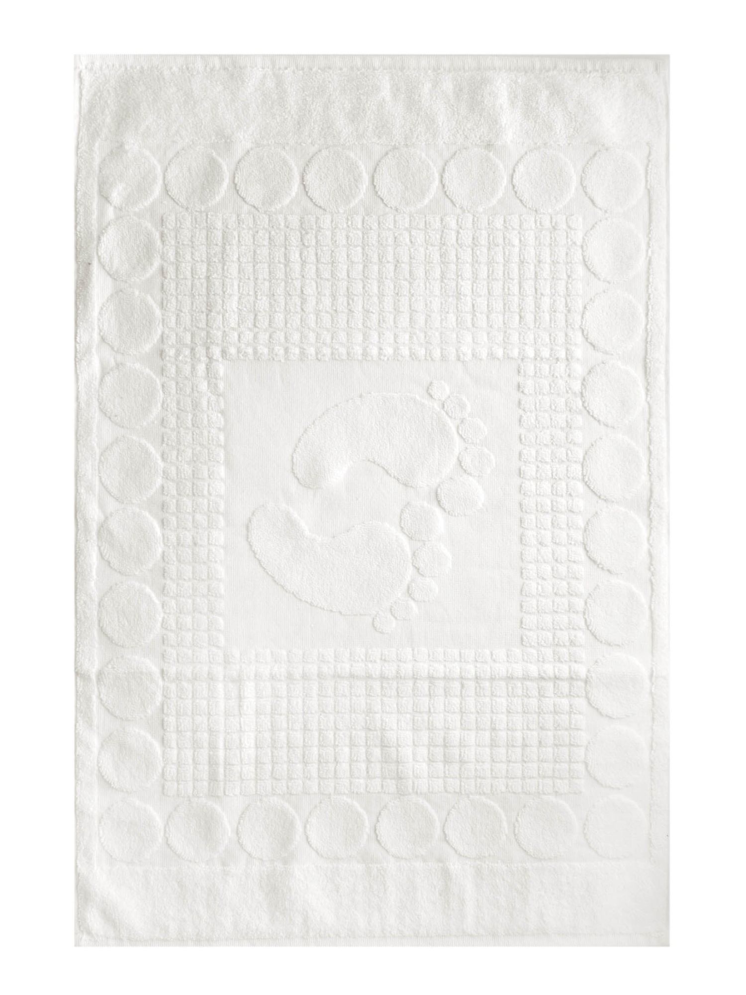 Полотенце НОЖКИ-1 для ног молочное